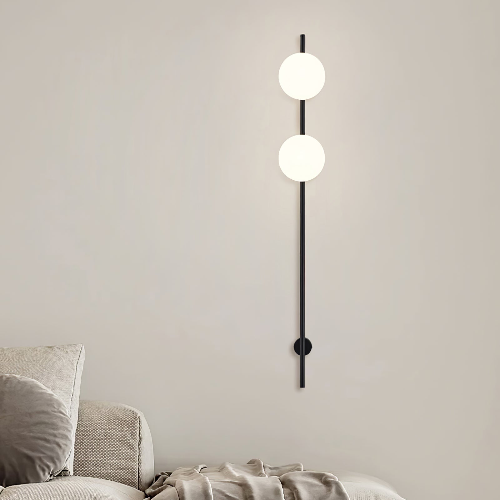 Nerylor Modern Minimalist Glass Wall Light