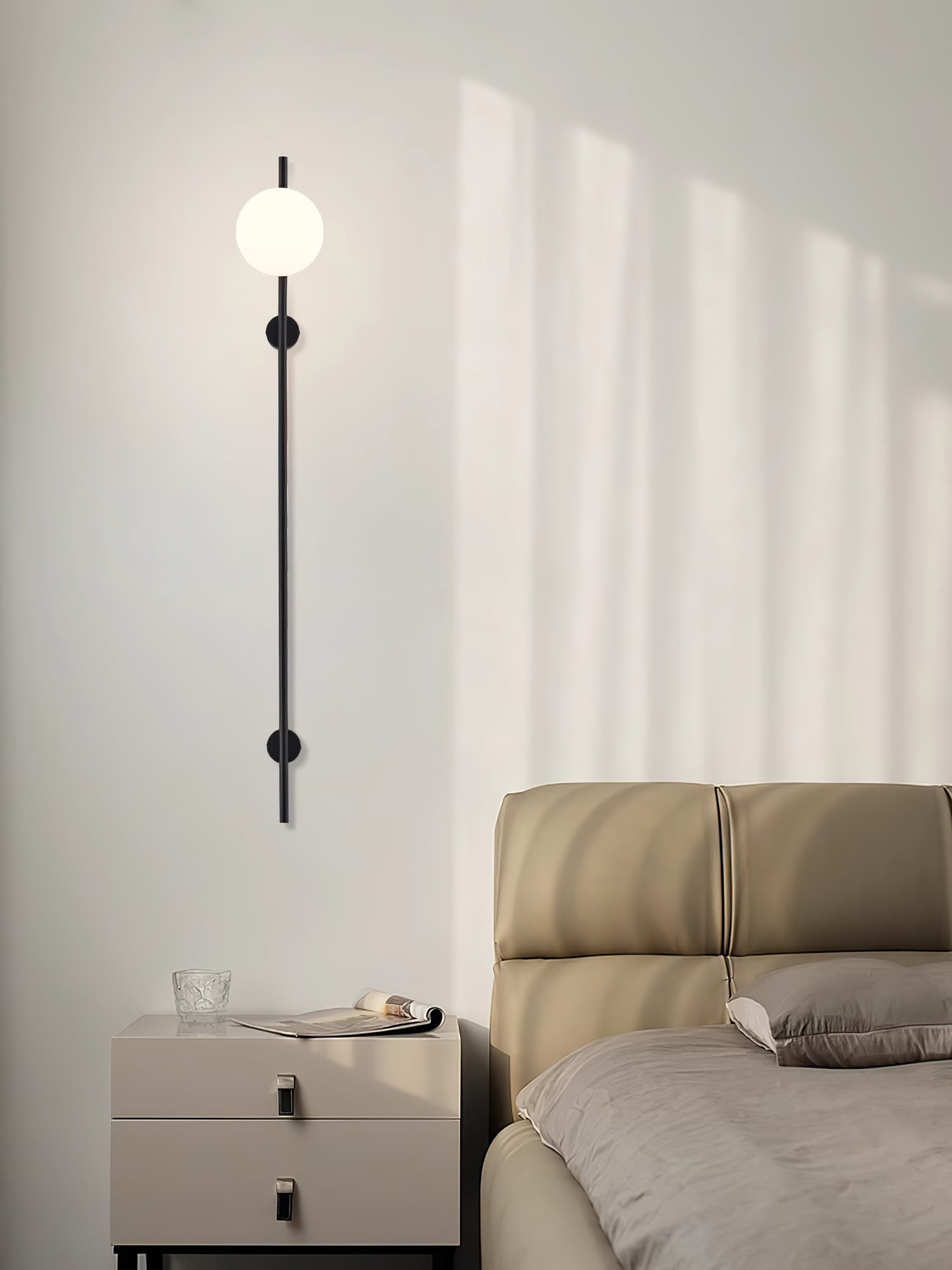 Nerylor Modern Minimalist Glass Wall Light