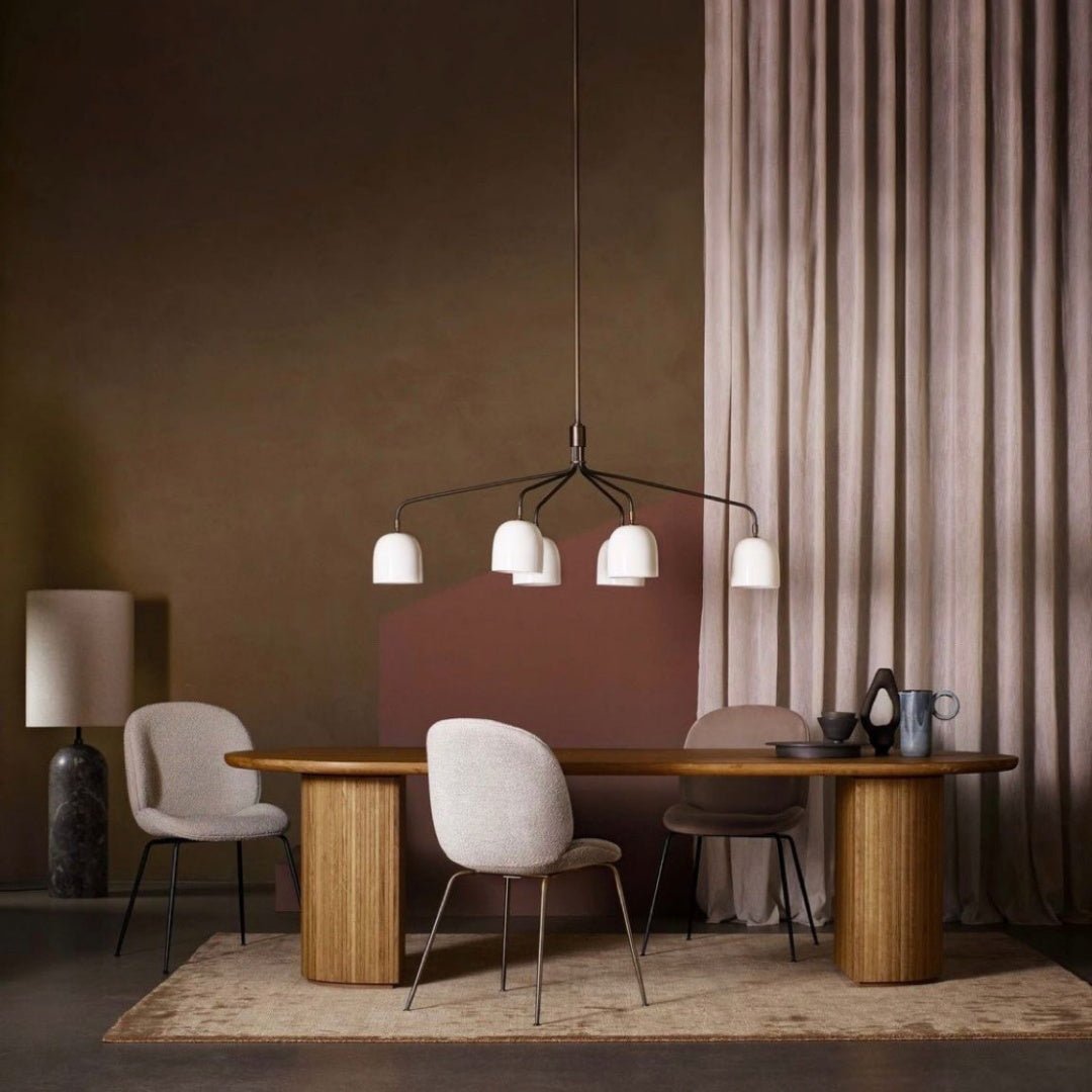 Casorira Chandelier Black Brass Industrial