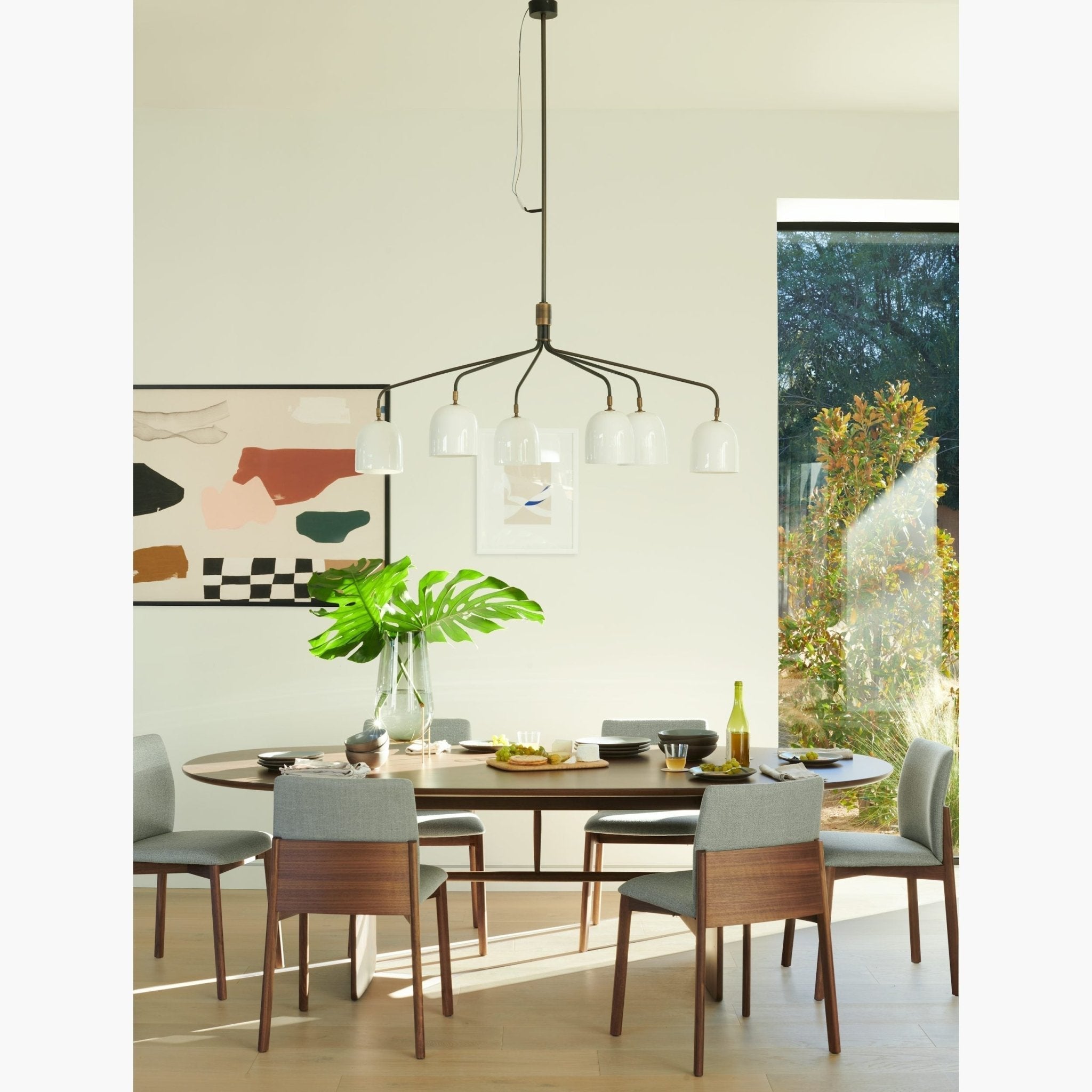 Casorira Chandelier Black Brass Industrial