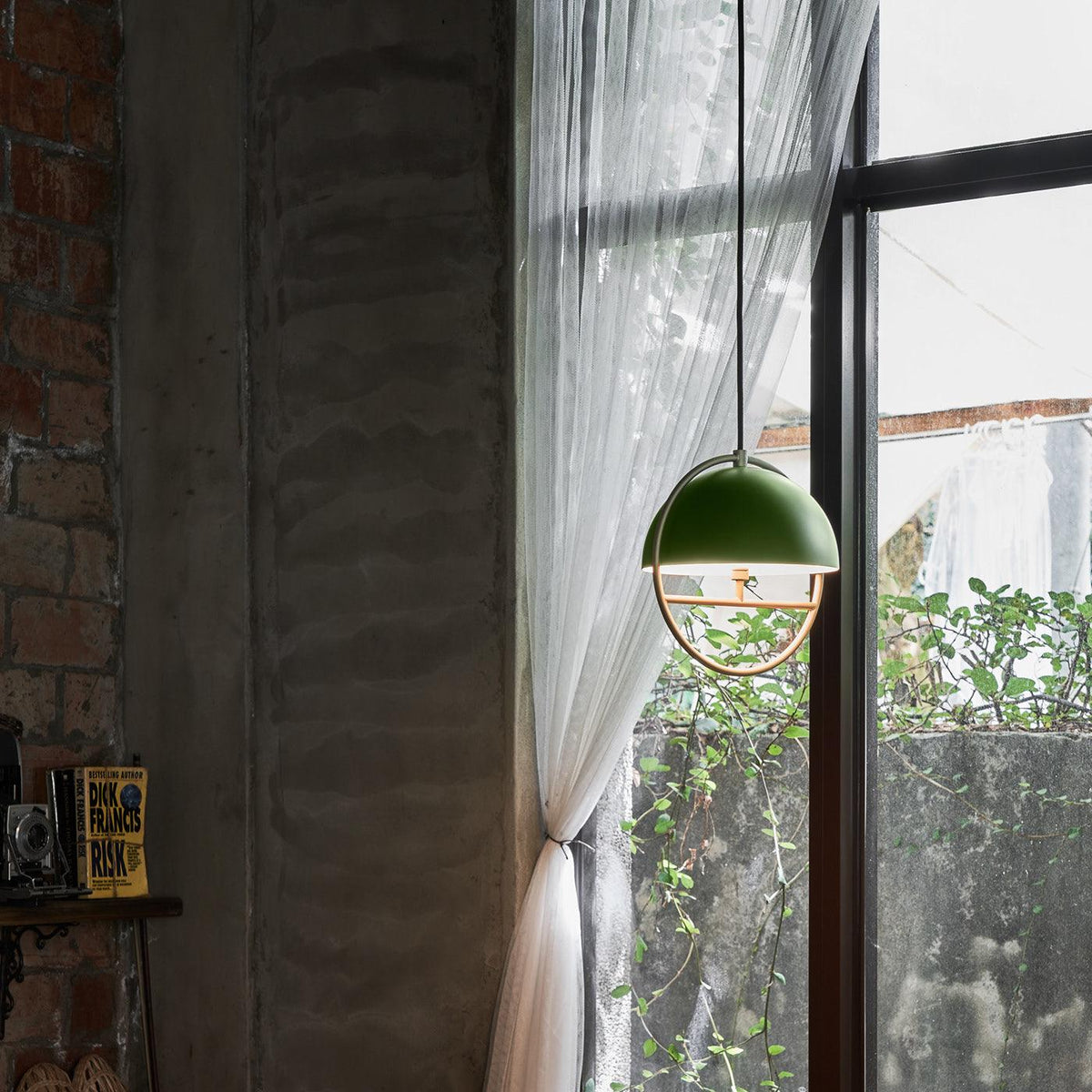 Zephira Steel Classic Pendant Lamp