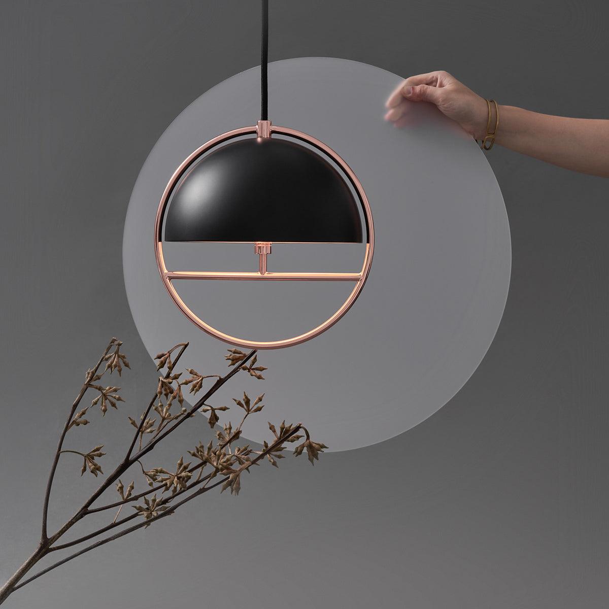 Zephira Steel Classic Pendant Lamp