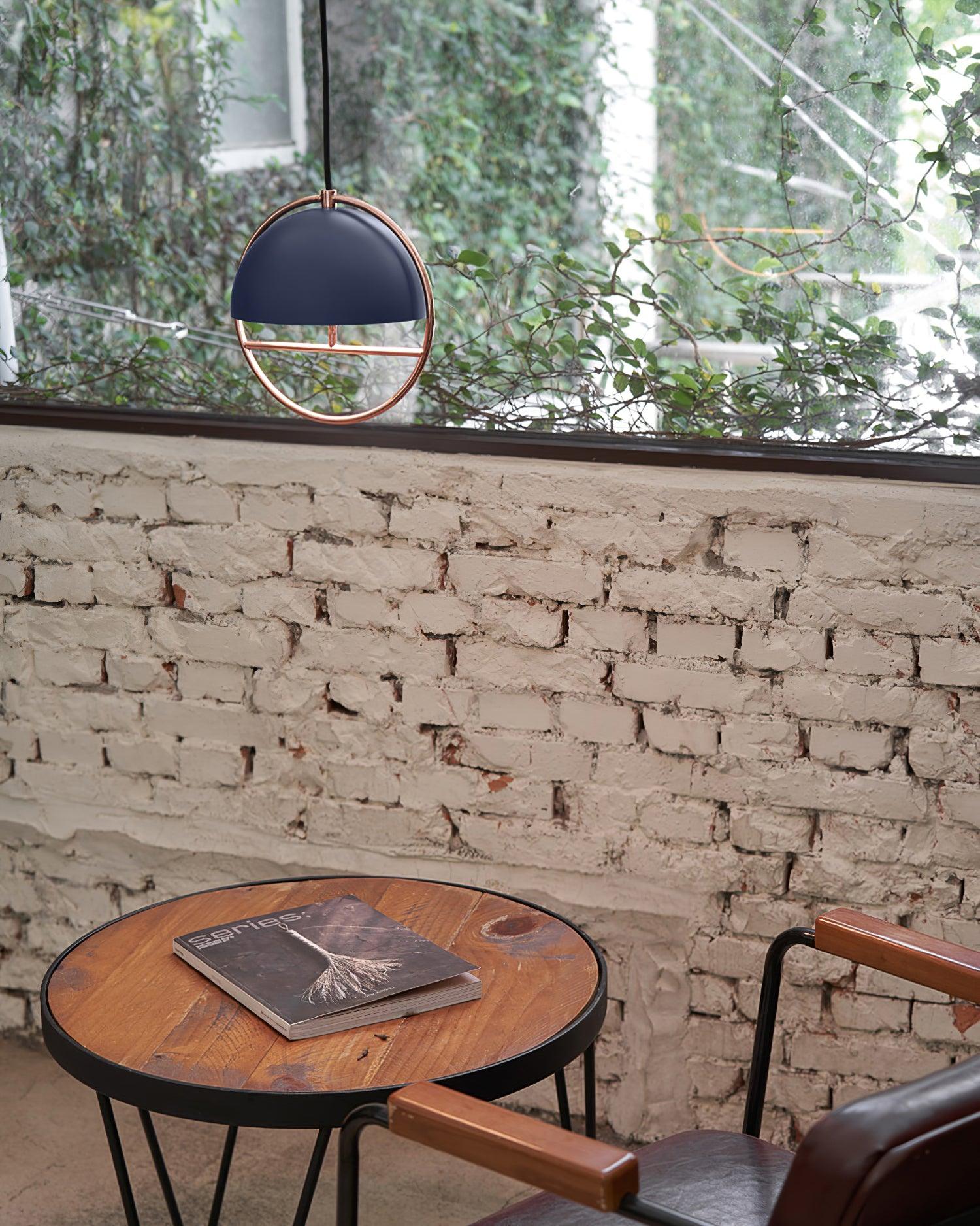 Zephira Steel Classic Pendant Lamp
