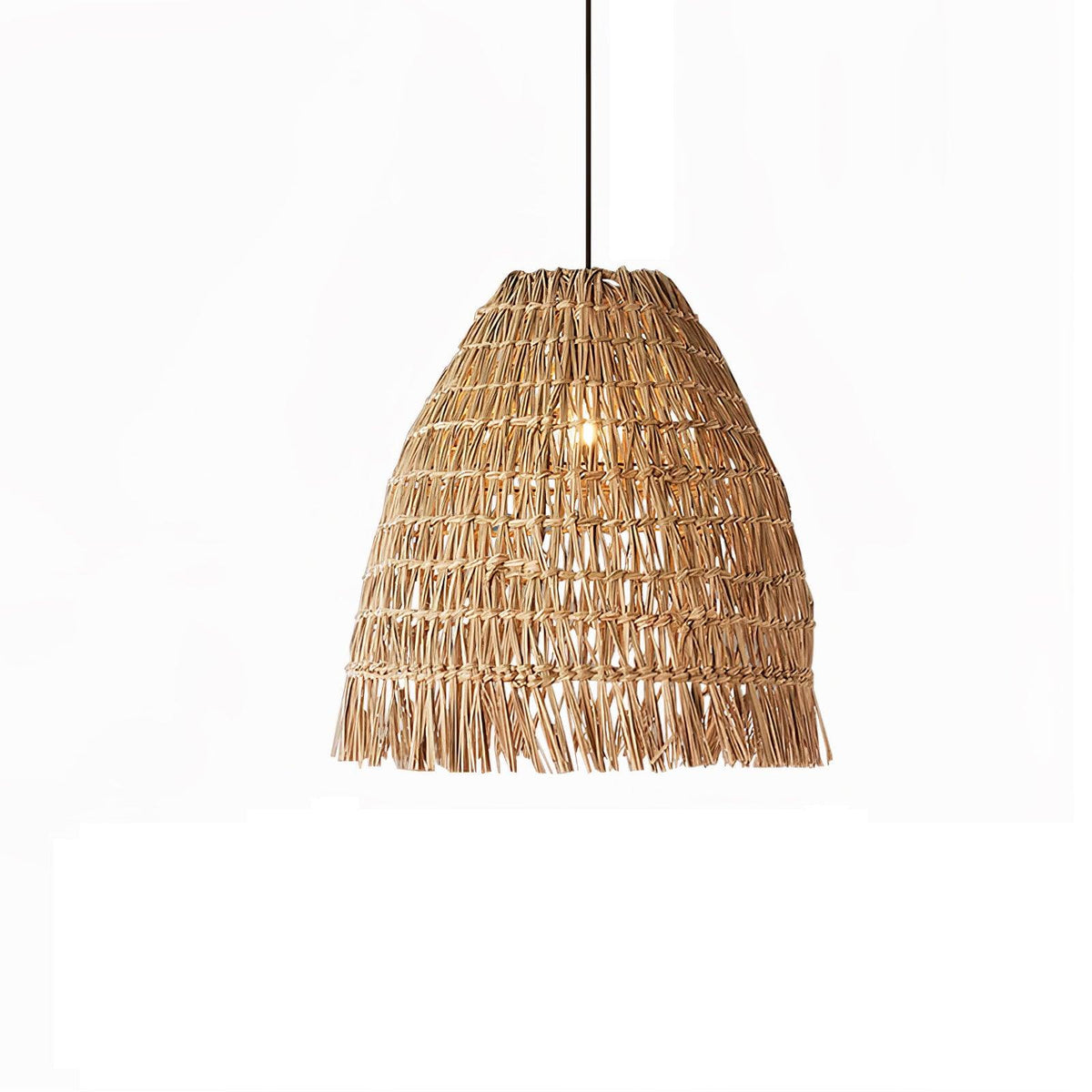 Wickora Vintage Wicker Pendant Lamp