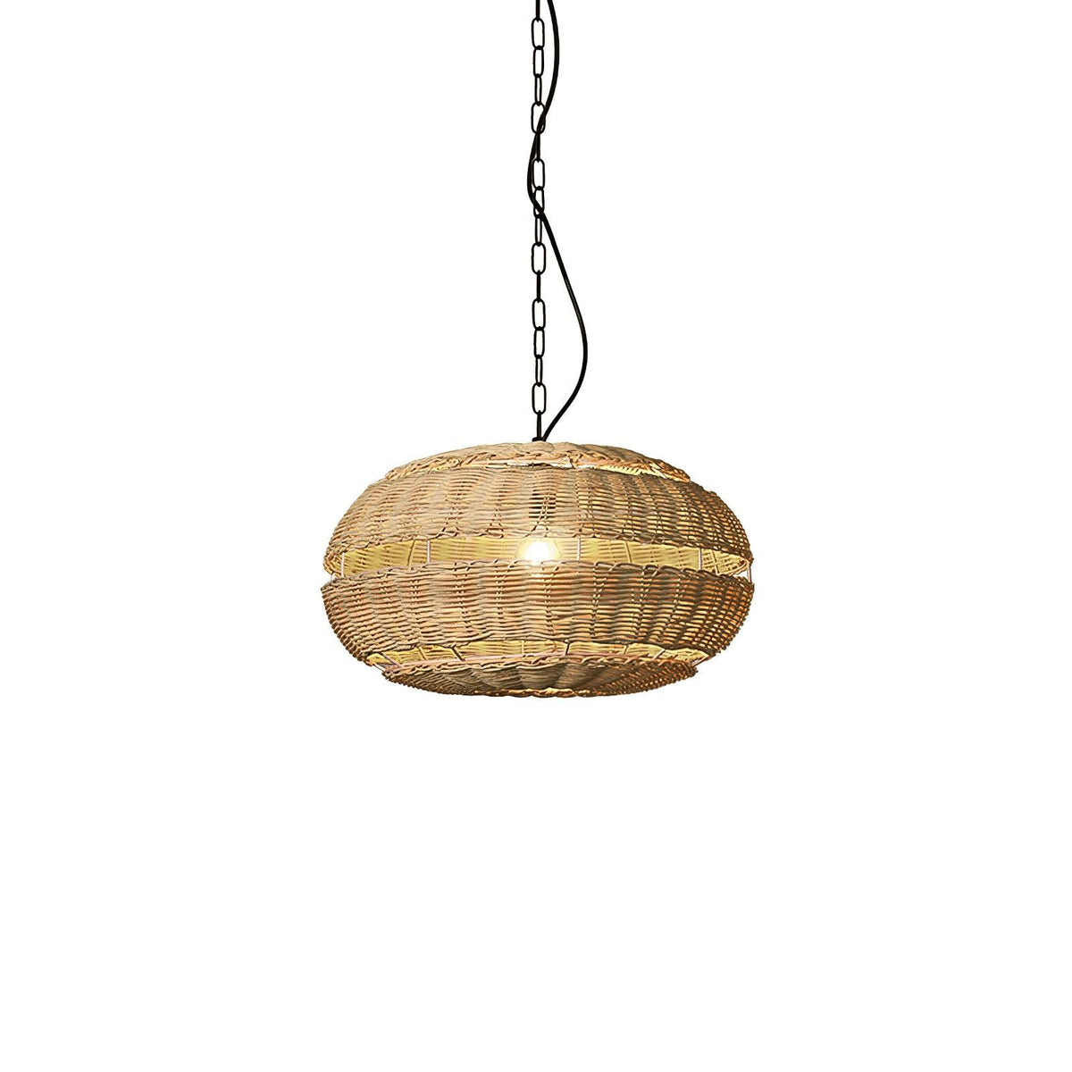Wickora Vintage Wicker Pendant Lamp