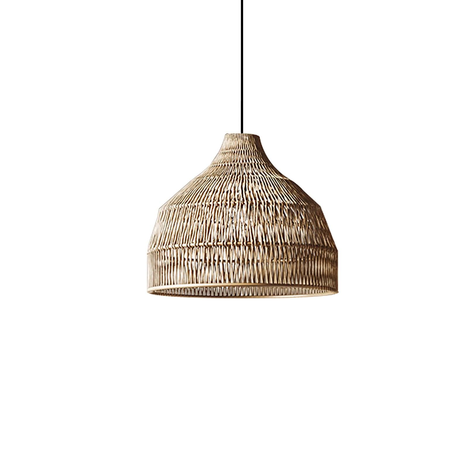 Wickora Vintage Wicker Pendant Lamp