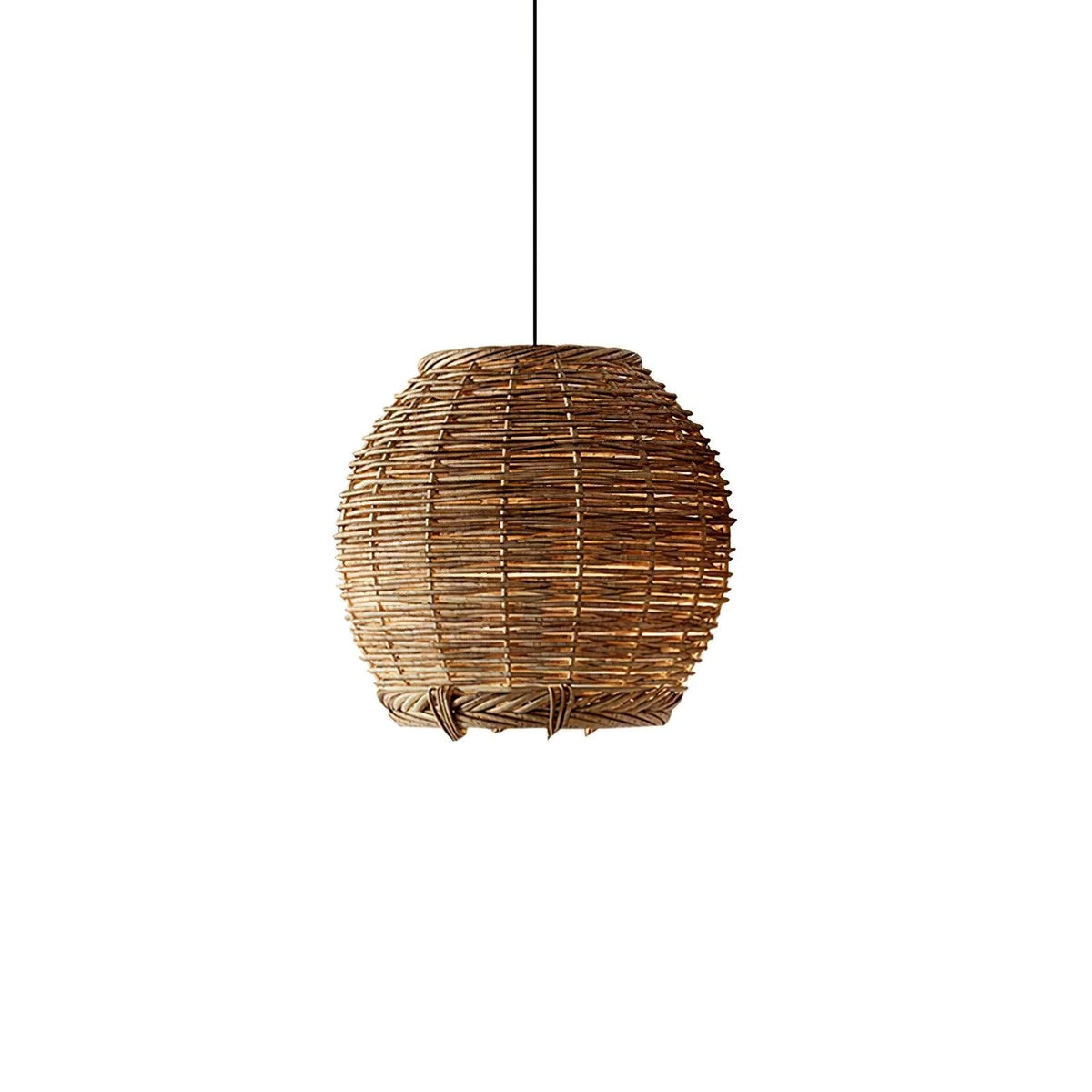 Wickora Vintage Wicker Pendant Lamp