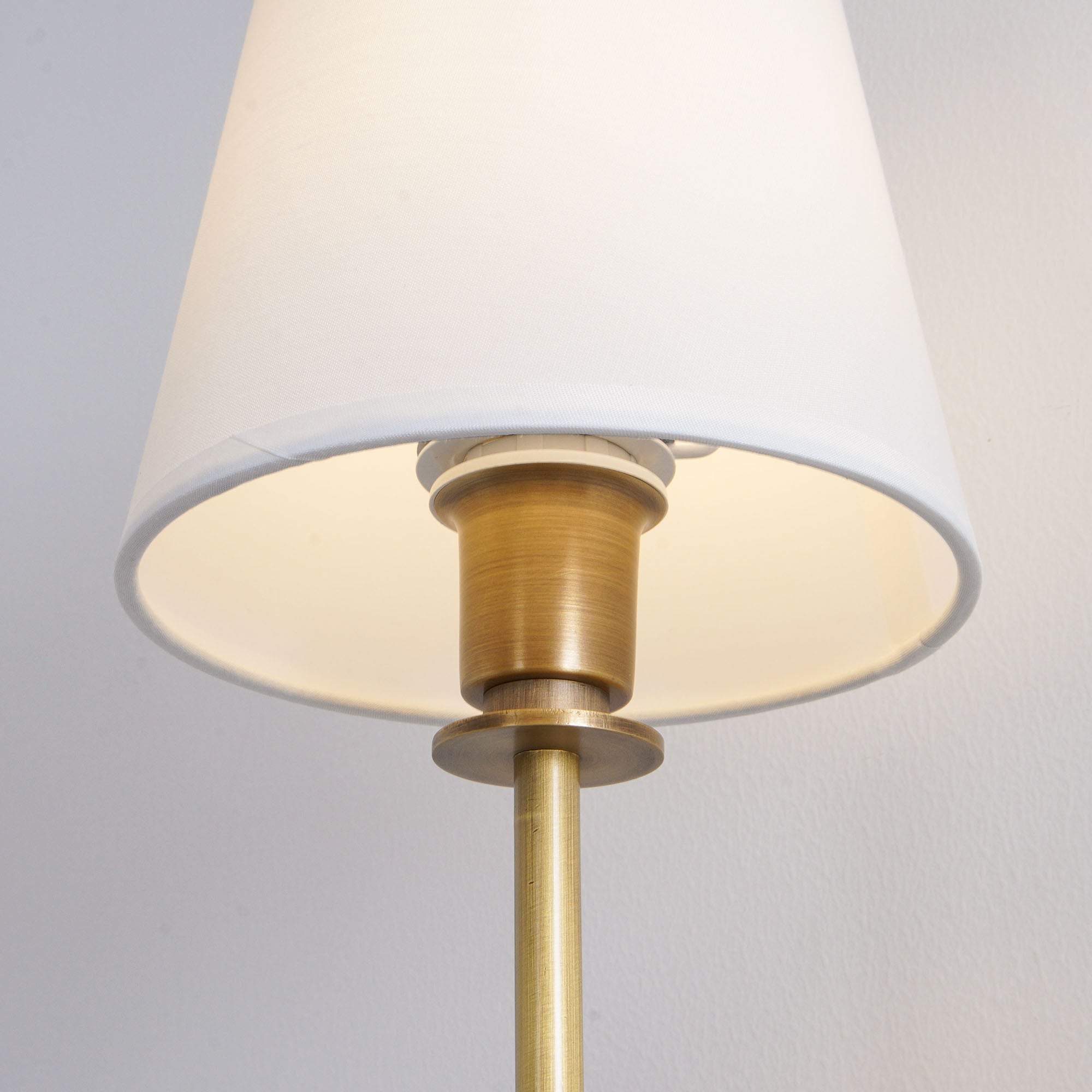 Sylvie Tapered Modern Fabric Wall Light