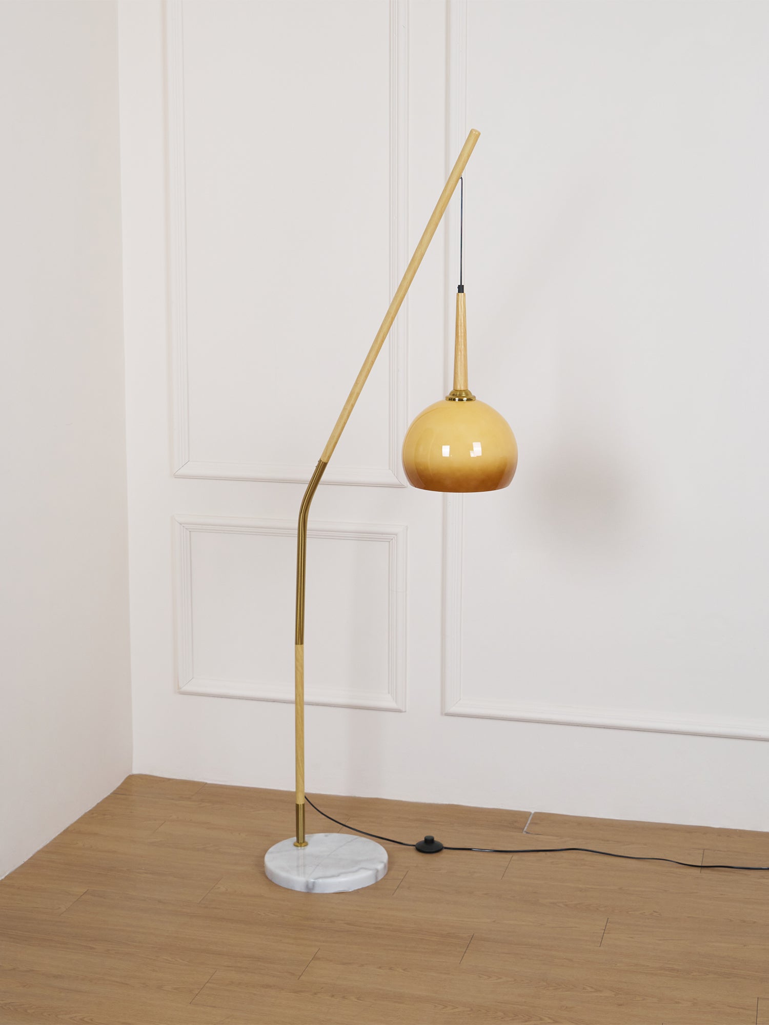 Catalil Retro Glass Floor Lamp