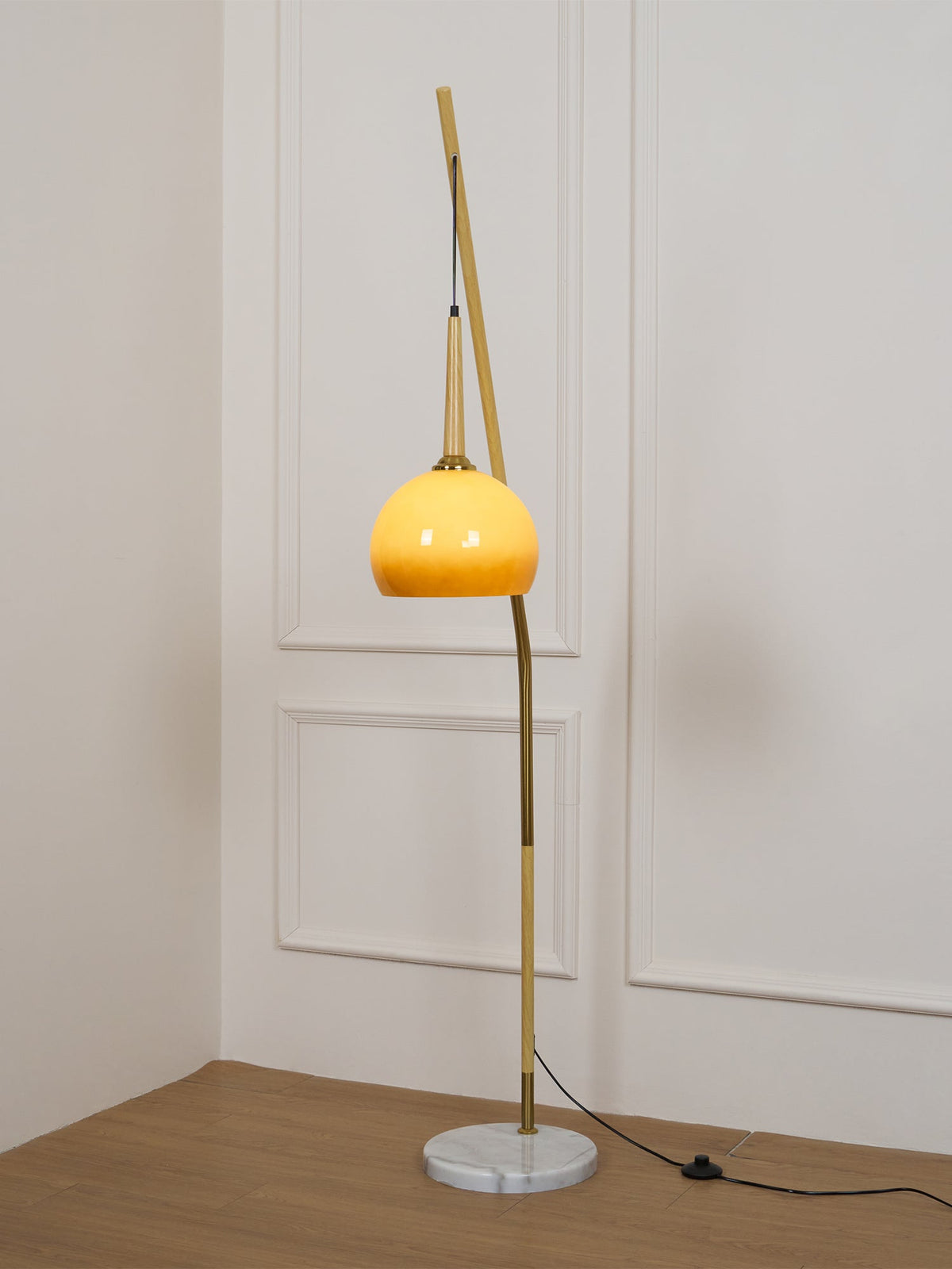 Catalil Retro Glass Floor Lamp