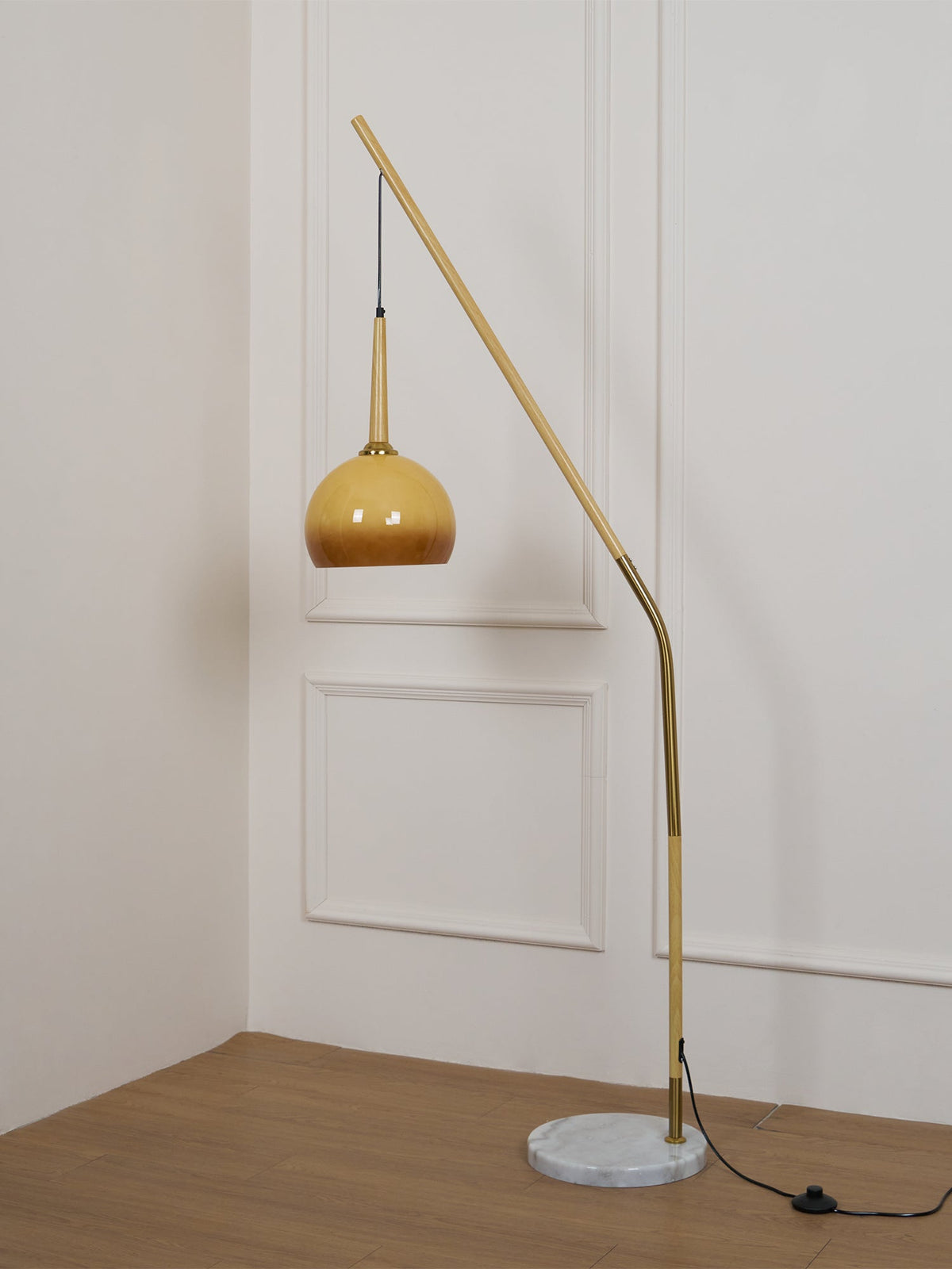 Catalil Retro Glass Floor Lamp