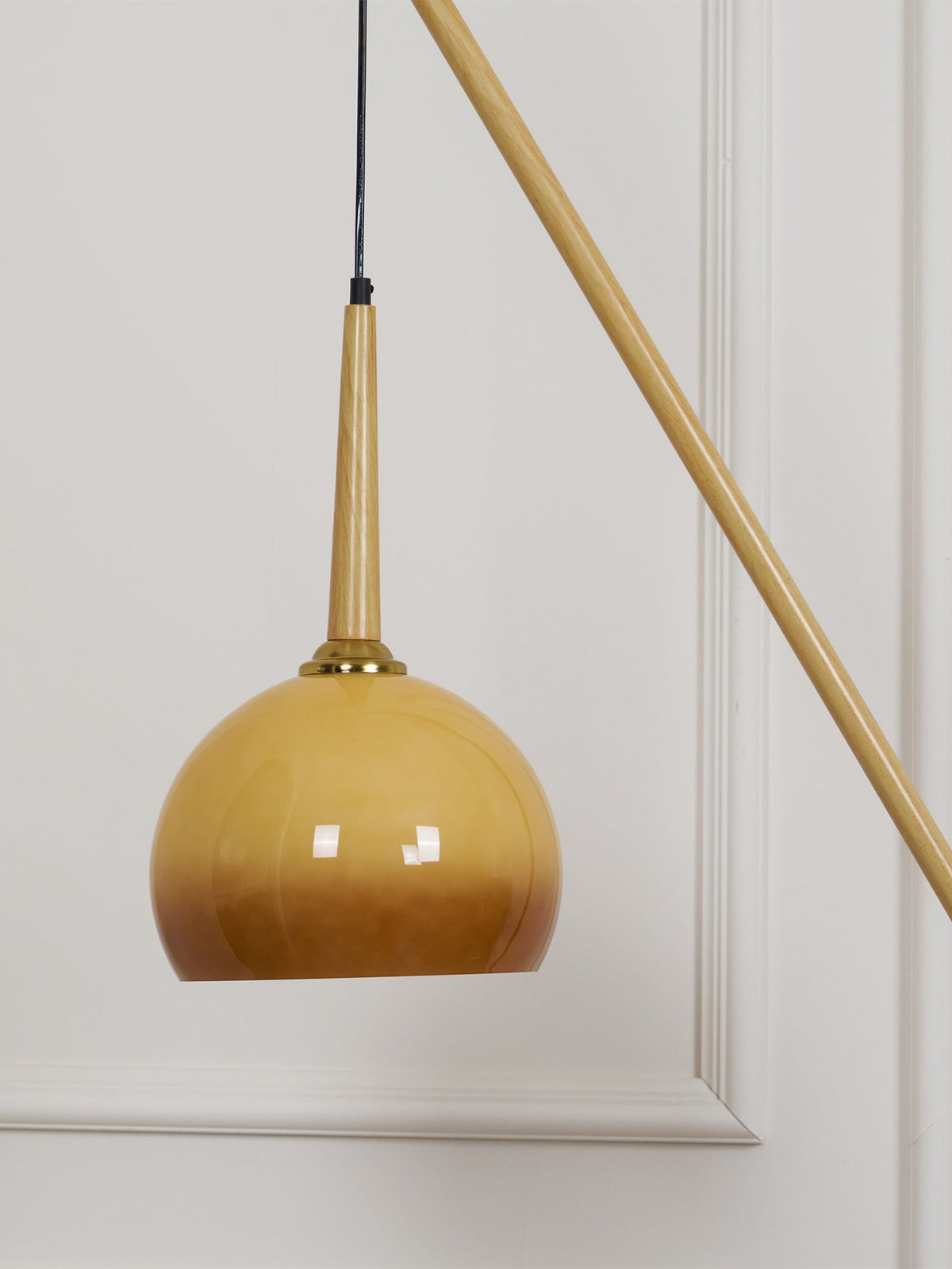 Catalil Retro Glass Floor Lamp