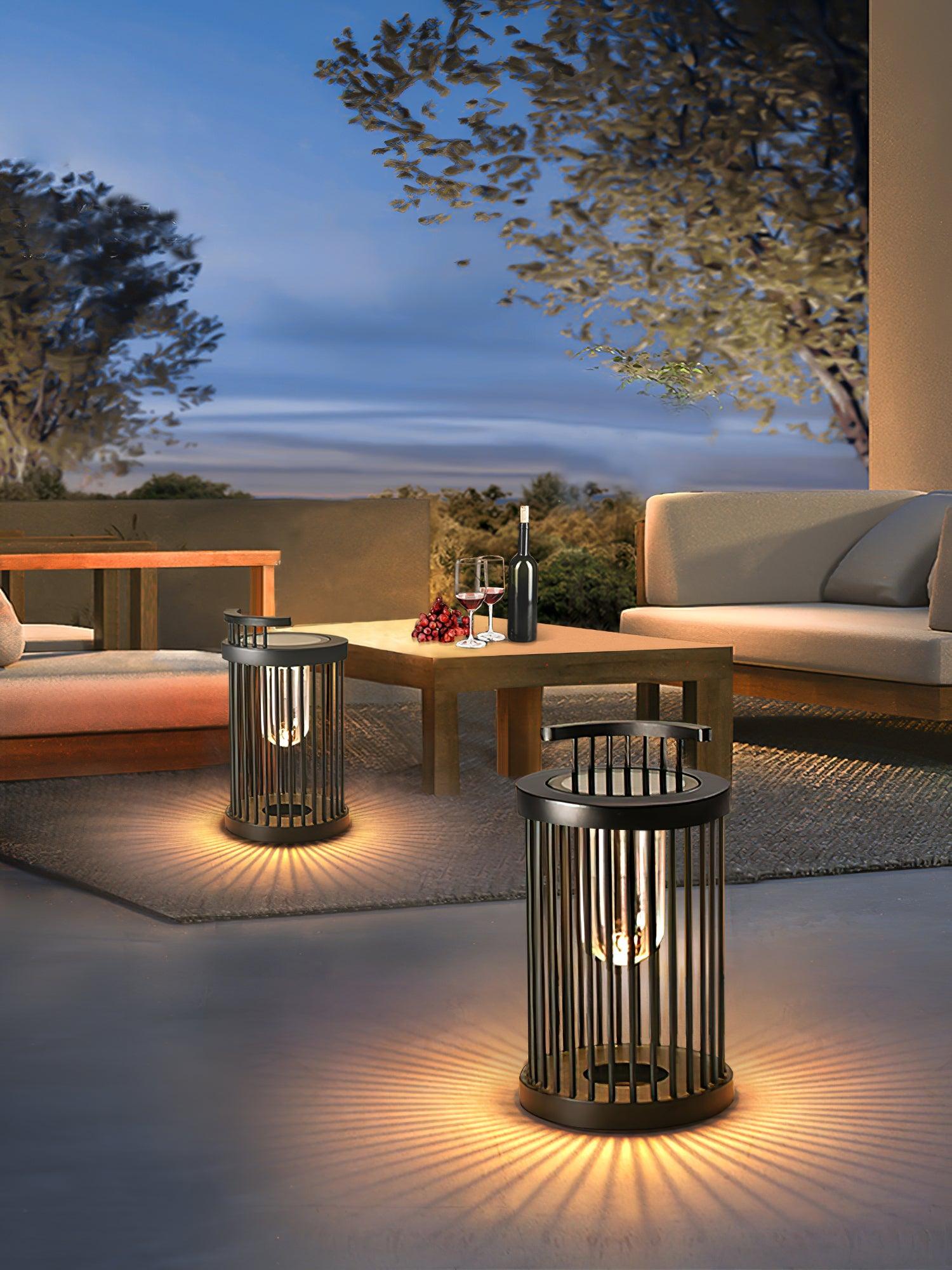 Cage Modern Acrylic Outdoor Light