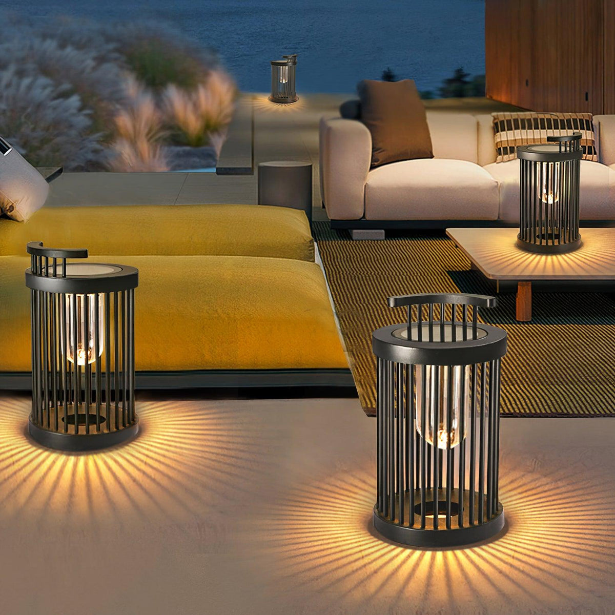 Cage Modern Acrylic Outdoor Light