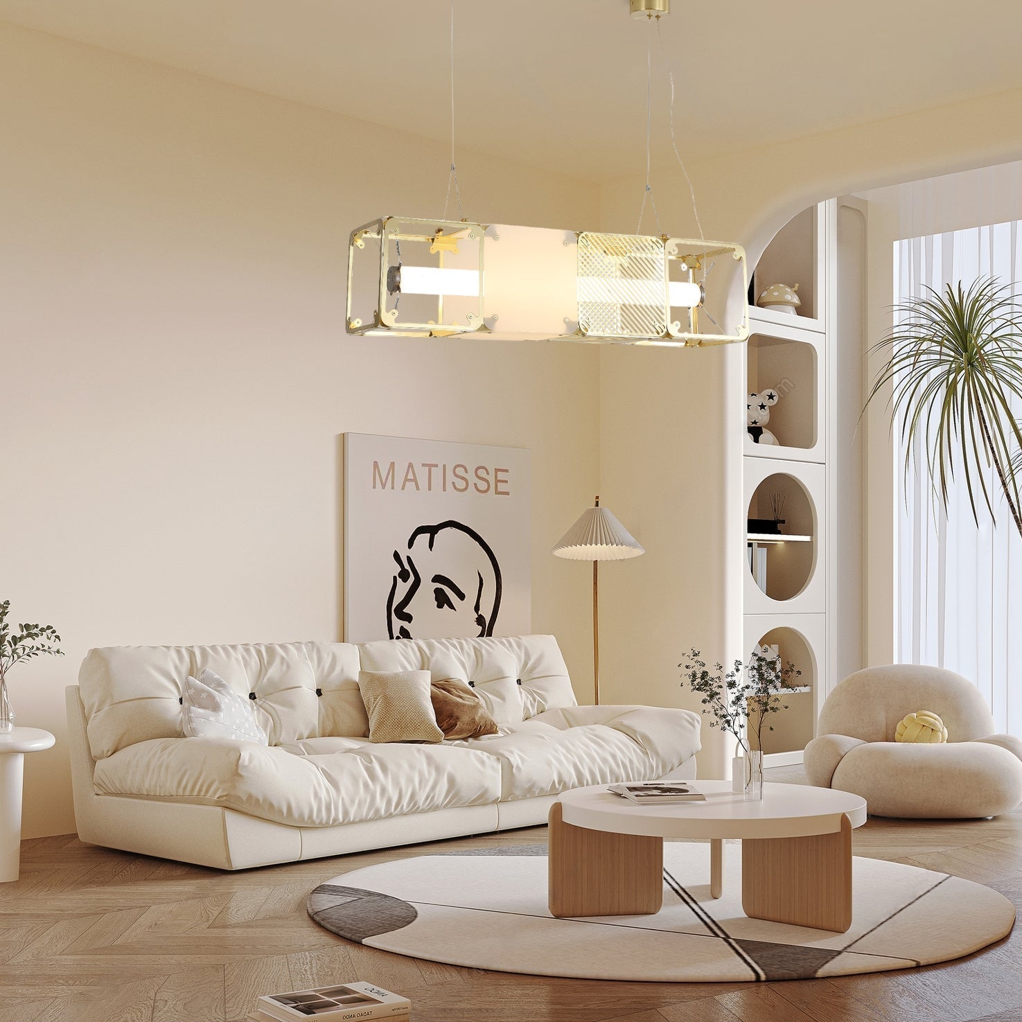 Atheor Premium Nordic Art Brass Pendant Lamp