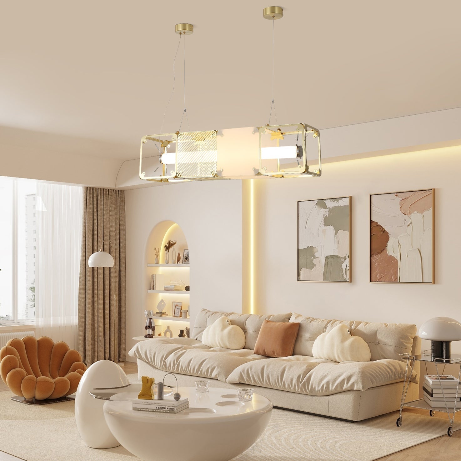 Atheor Premium Nordic Art Brass Pendant Lamp