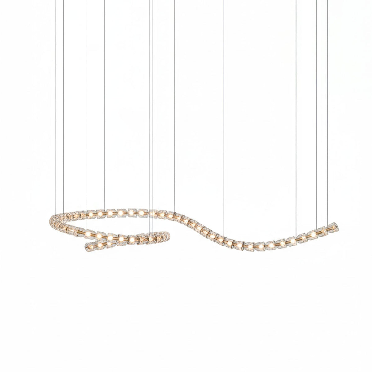 Nexus Gold Crystal Chandelier