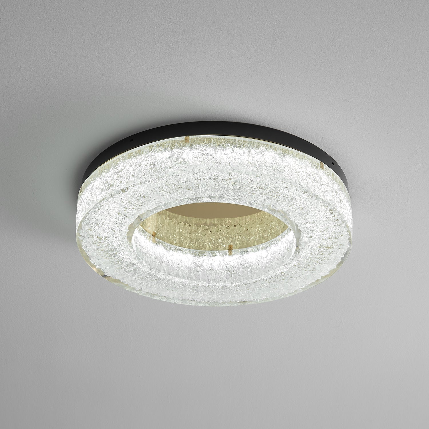 Dovira Ice Crack Circle Resin Ceiling Lamp