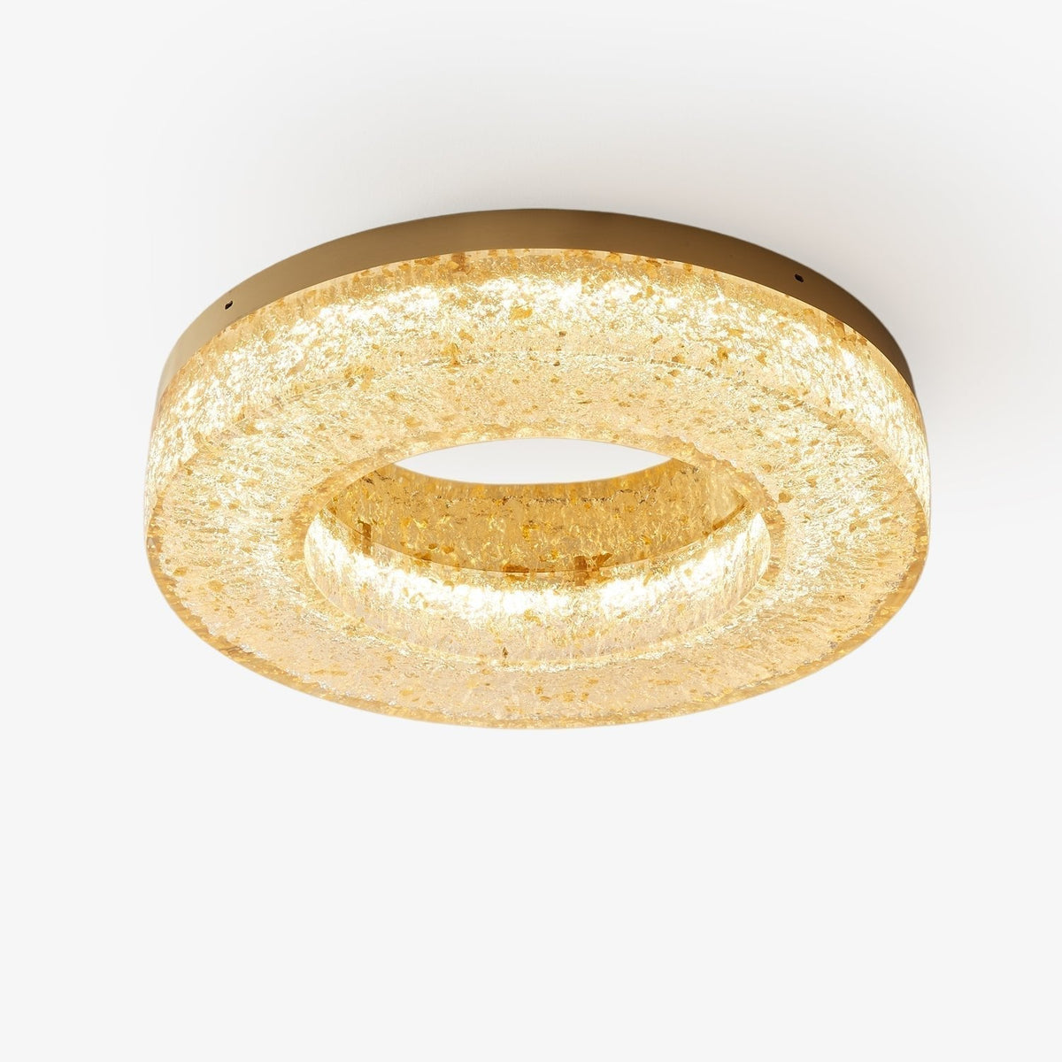 Dovira Ice Crack Circle Resin Ceiling Lamp