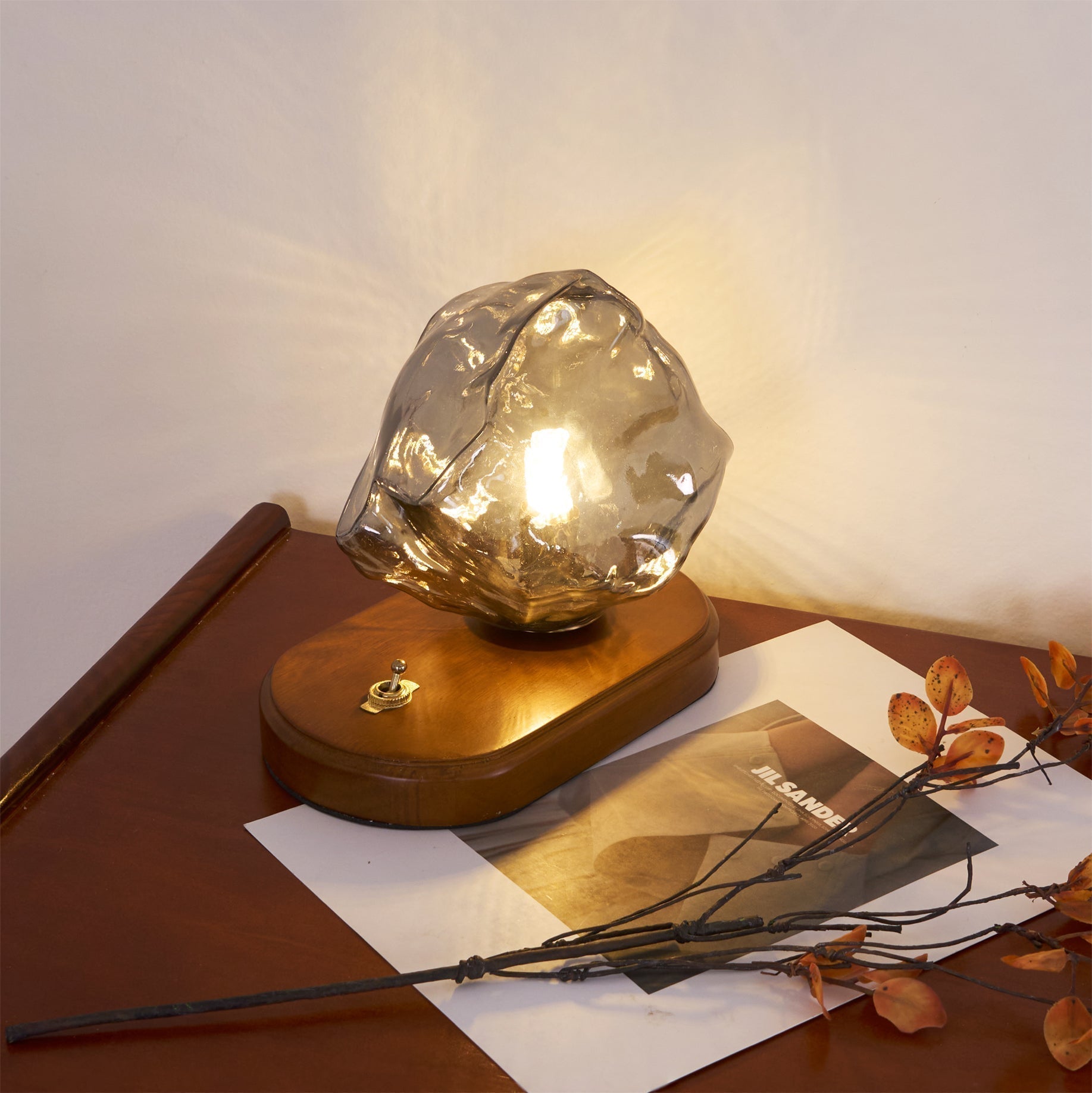 Maris Wood Artistic Table Lamp