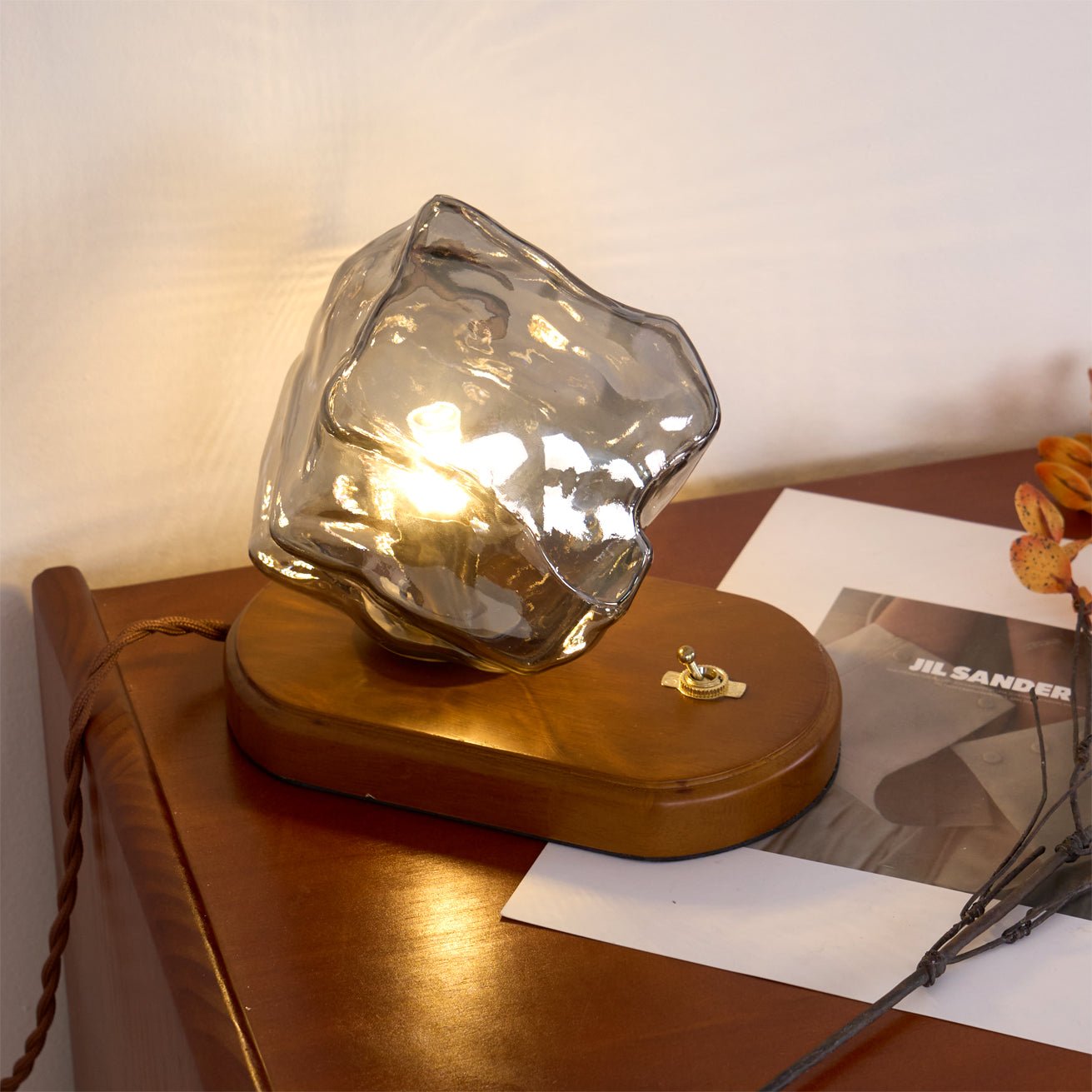 Maris Wood Artistic Table Lamp
