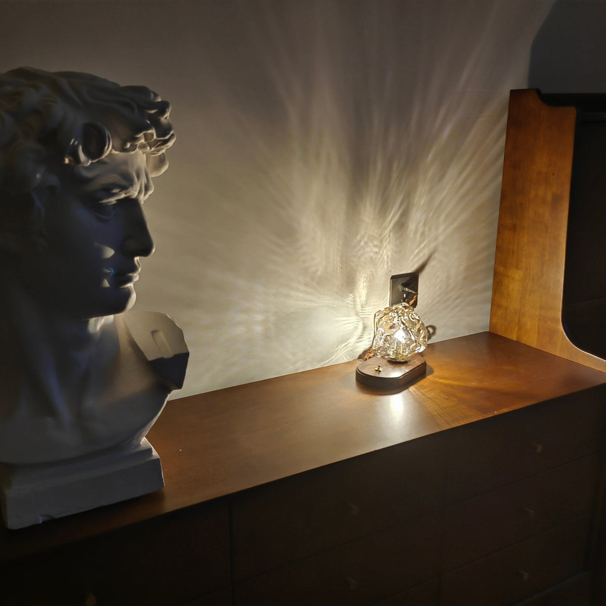 Maris Wood Artistic Table Lamp