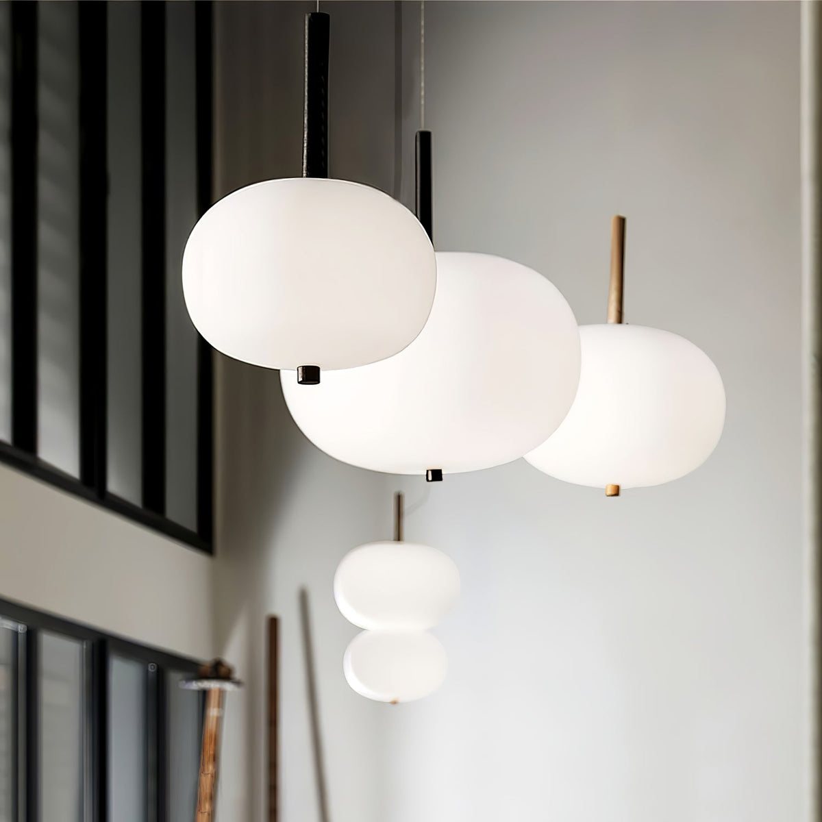 Duality Modern Glass Pendant Light