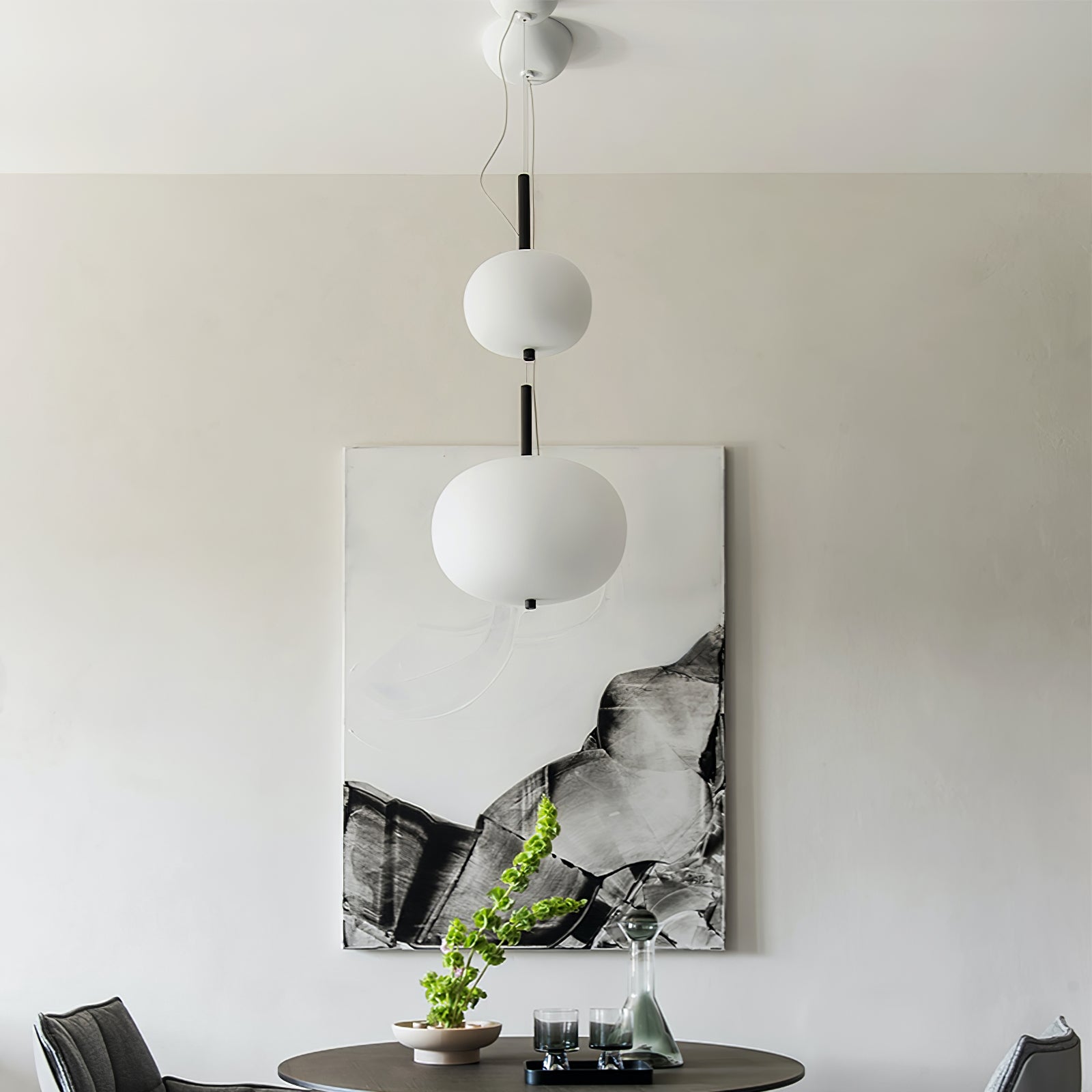 Duality Modern Glass Pendant Light