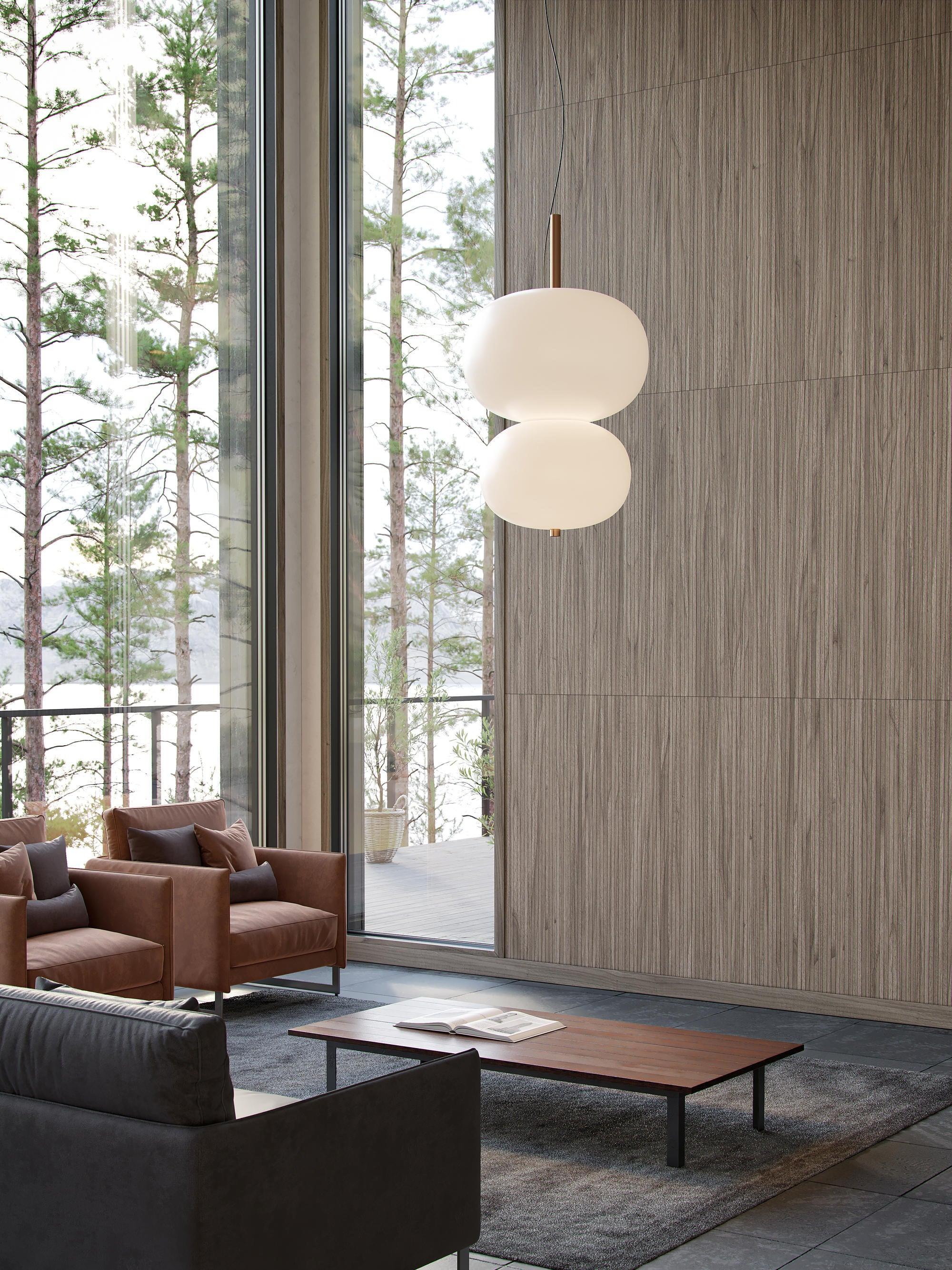 Duality Modern Glass Pendant Light