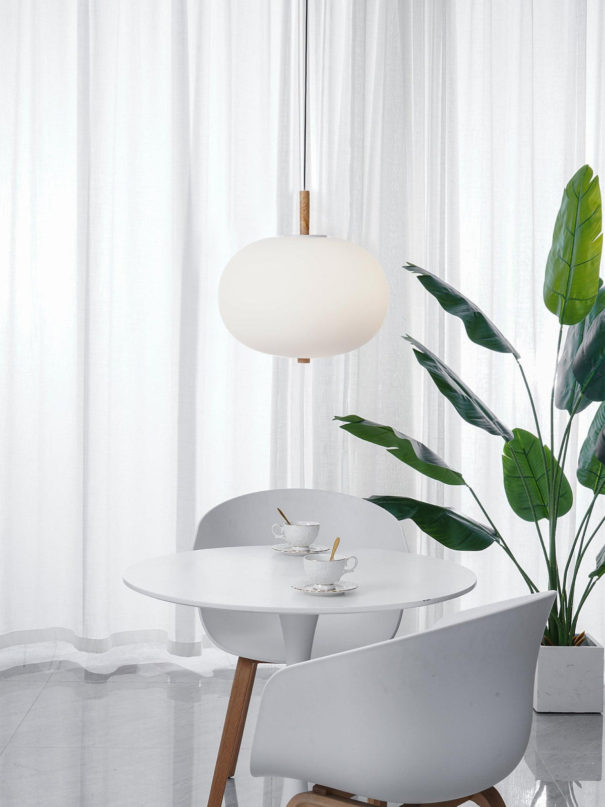 Duality Modern Glass Pendant Light