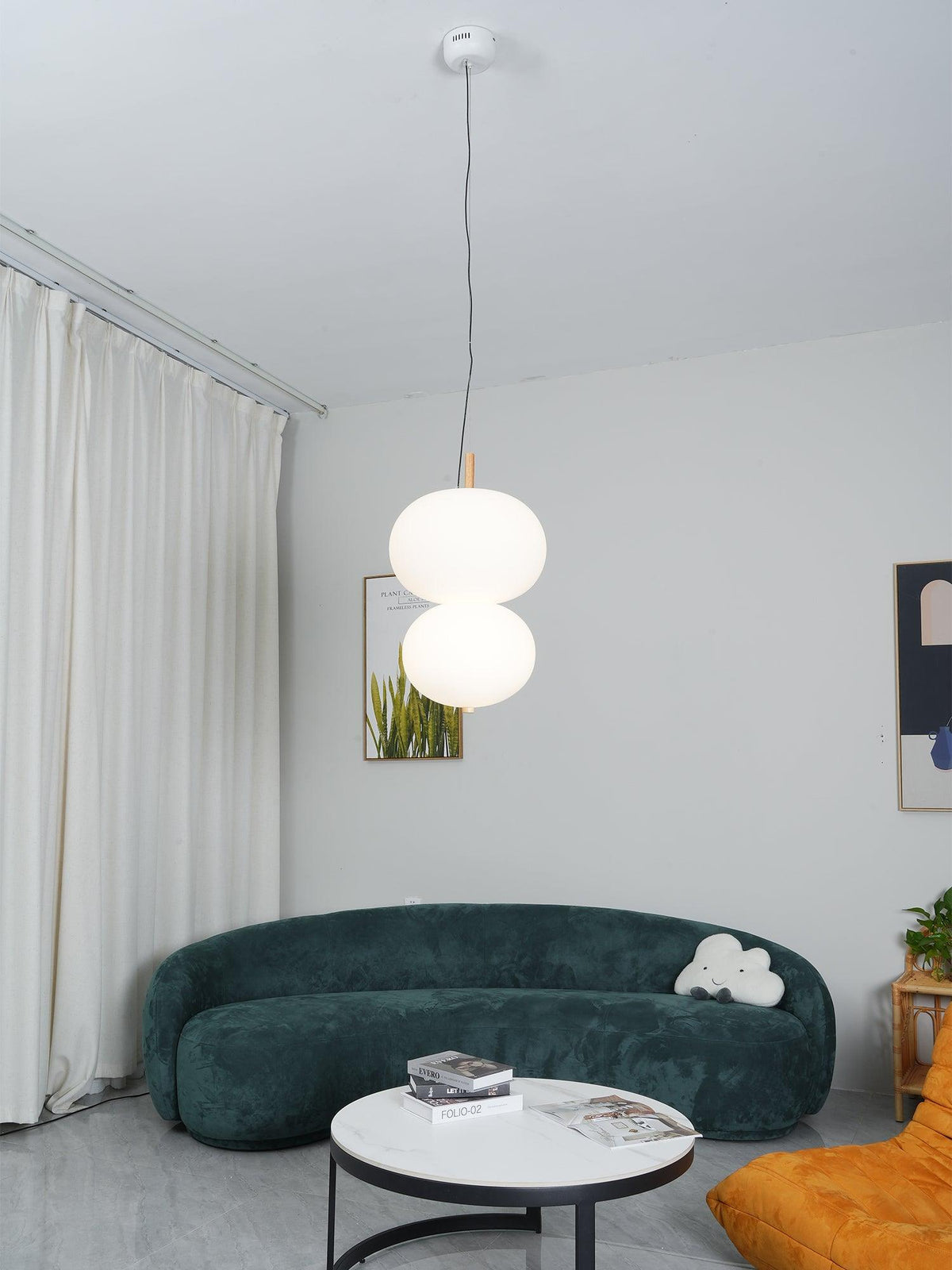 Duality Modern Glass Pendant Light