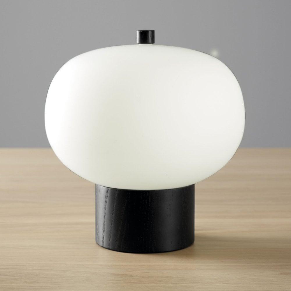 Jaldes Wood & Glass Table Lamp
