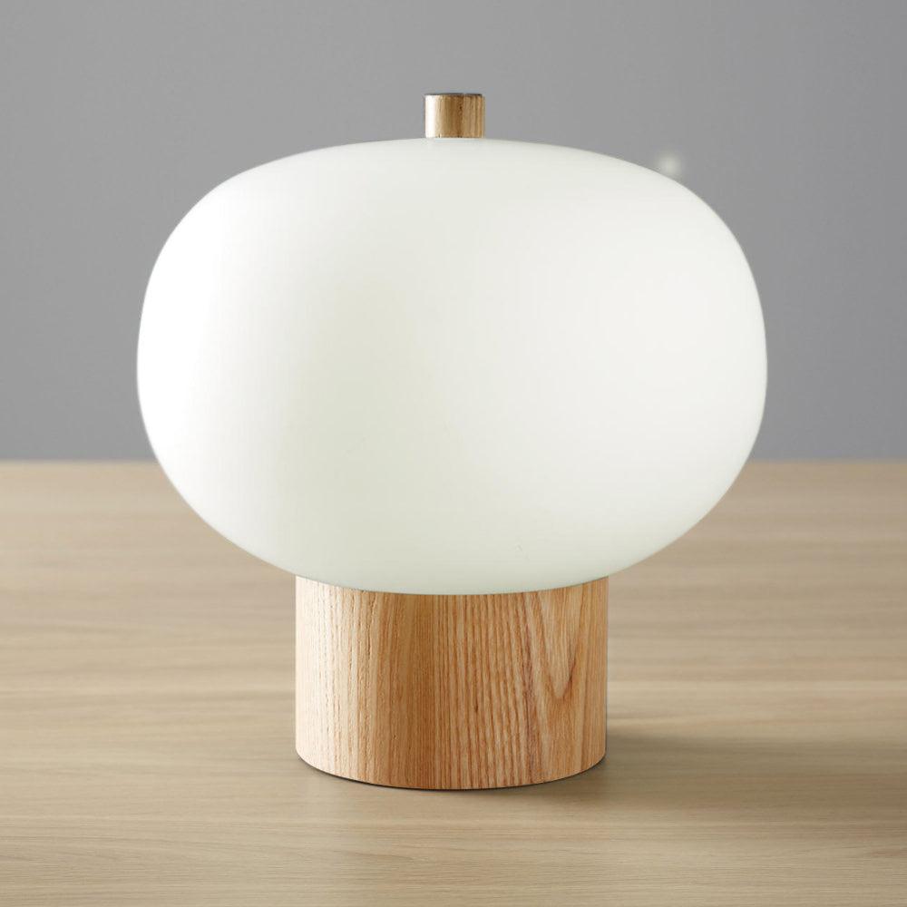 Jaldes Wood & Glass Table Lamp