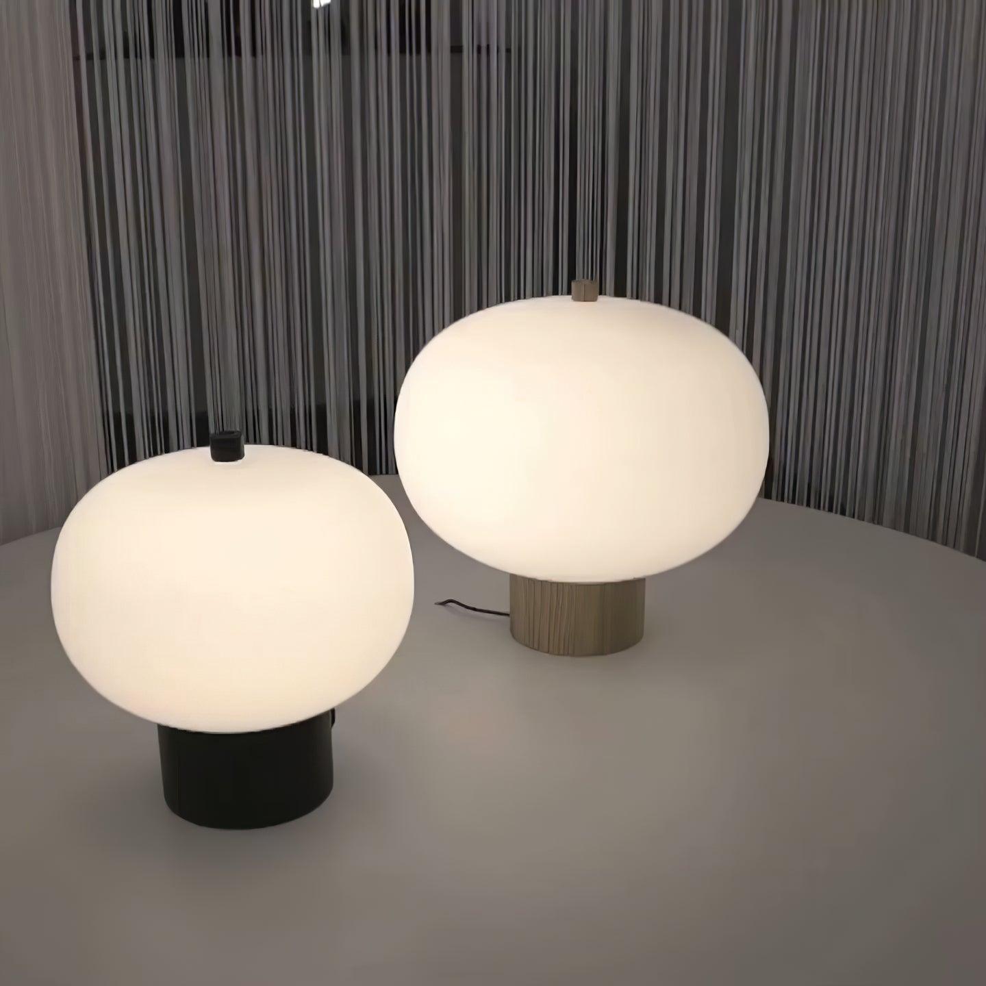 Jaldes Wood & Glass Table Lamp