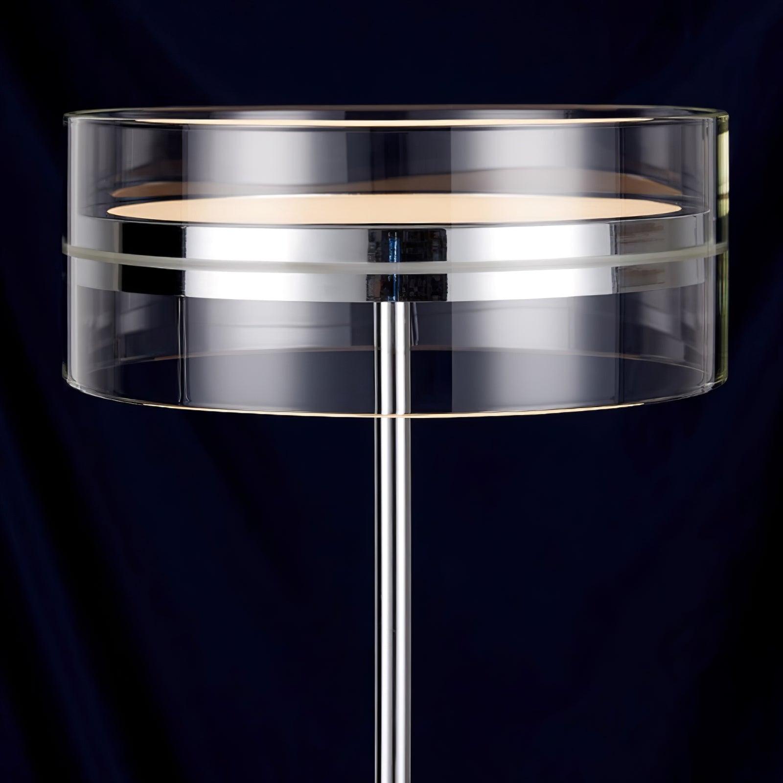 Lioreette Chrome & Glass Table Lamp