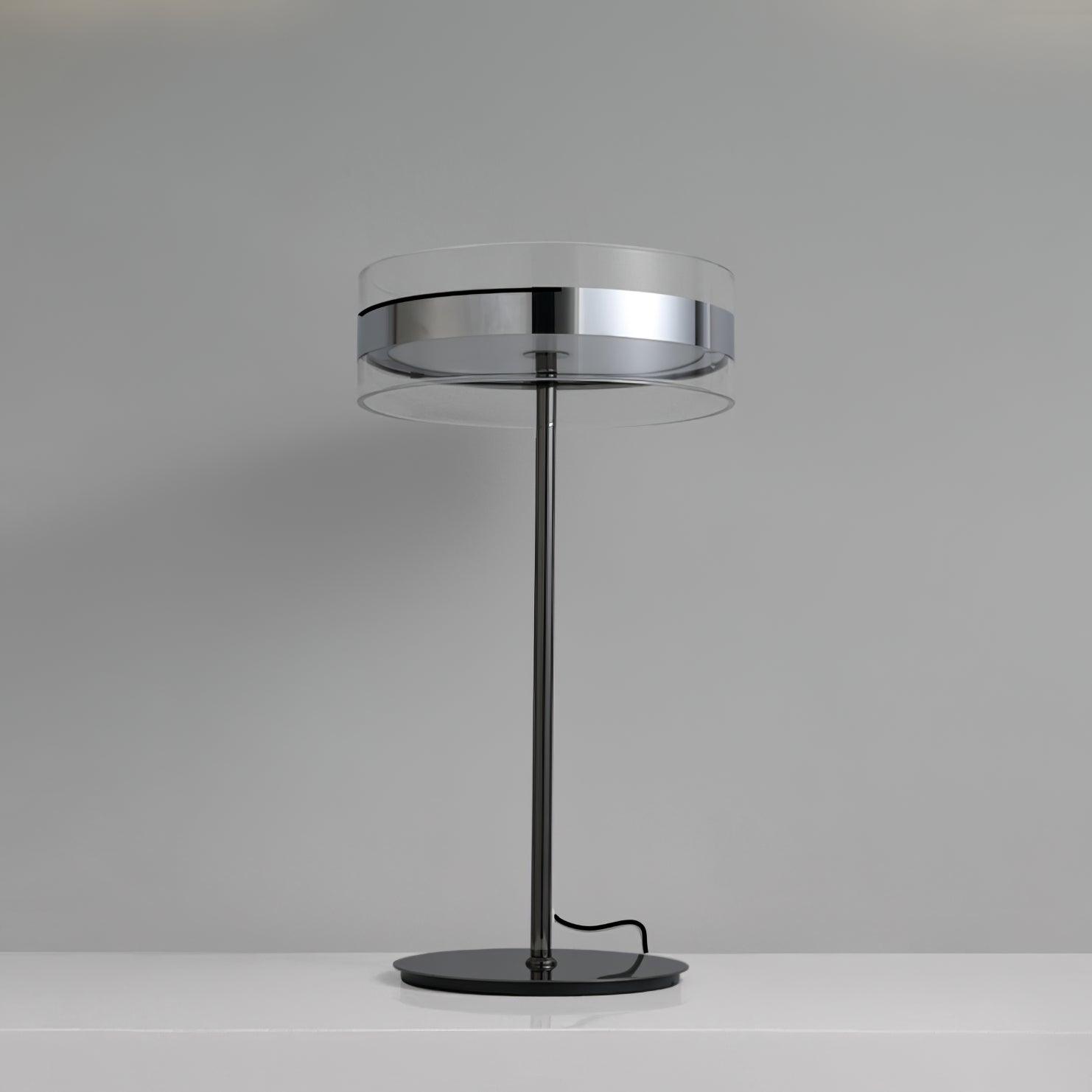 Lioreette Chrome & Glass Table Lamp