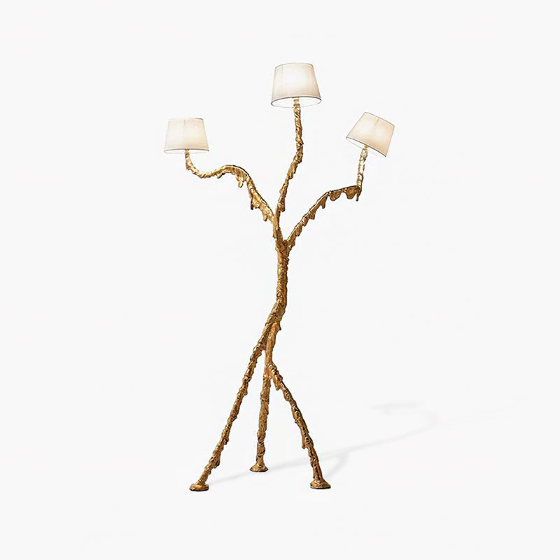 Dendria Triple-Arm Branch Sculptural Floor Lamp