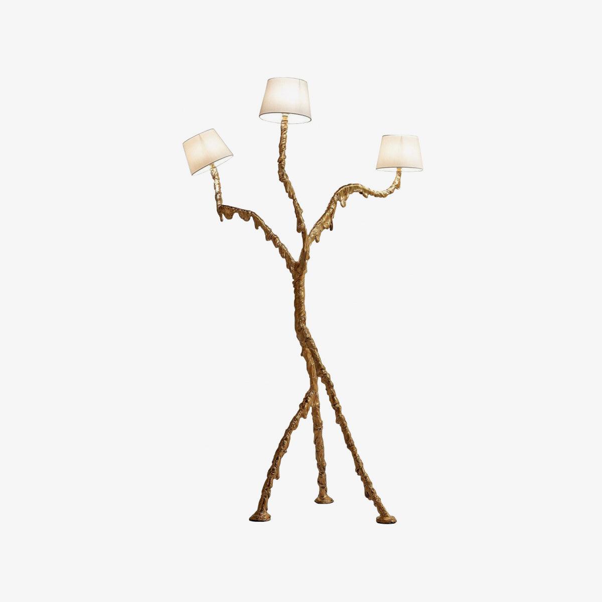 Dendria Triple-Arm Branch Sculptural Floor Lamp