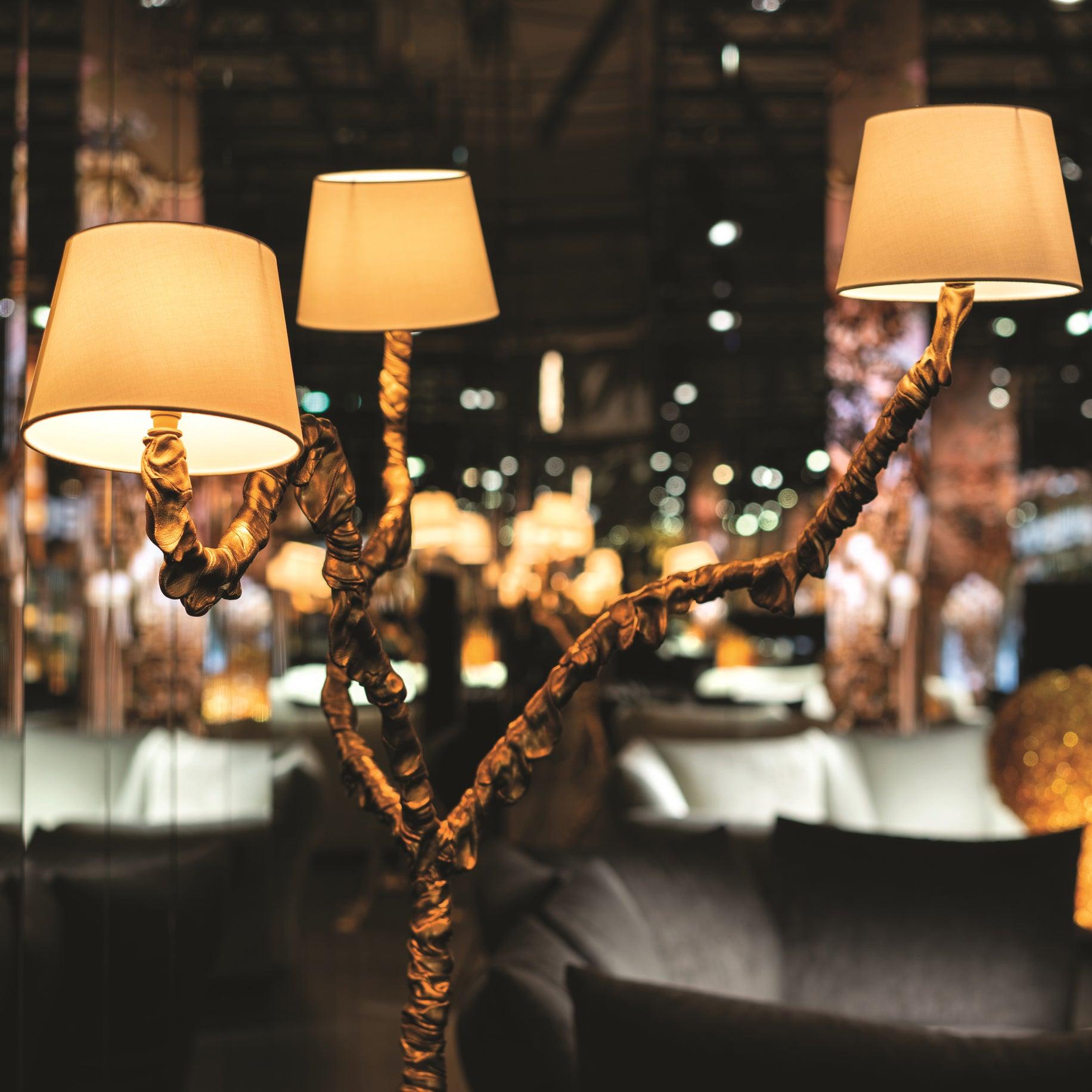 Dendria Triple-Arm Branch Sculptural Floor Lamp