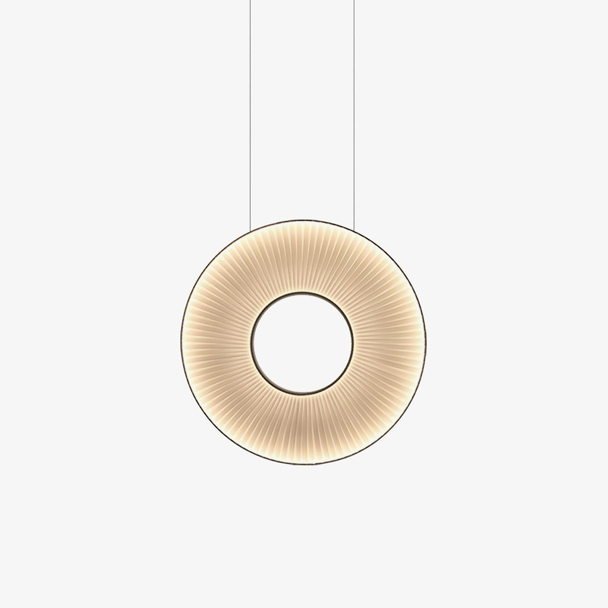 Lumira Pendant Lamp White Fabric Classic