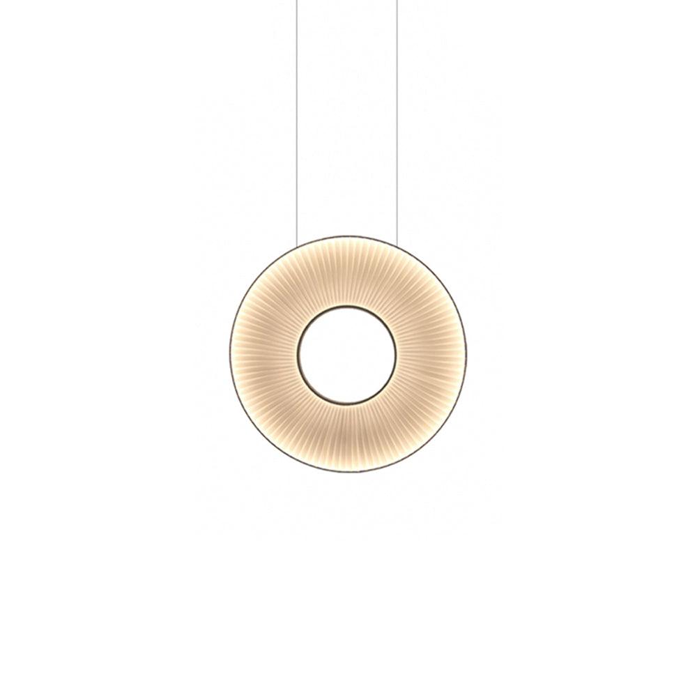 Lumira Pendant Lamp White Fabric Classic