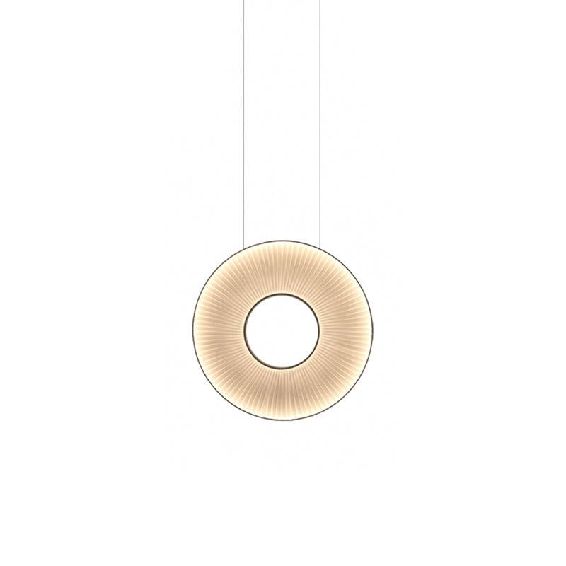 Lumira Pendant Lamp White Fabric Classic