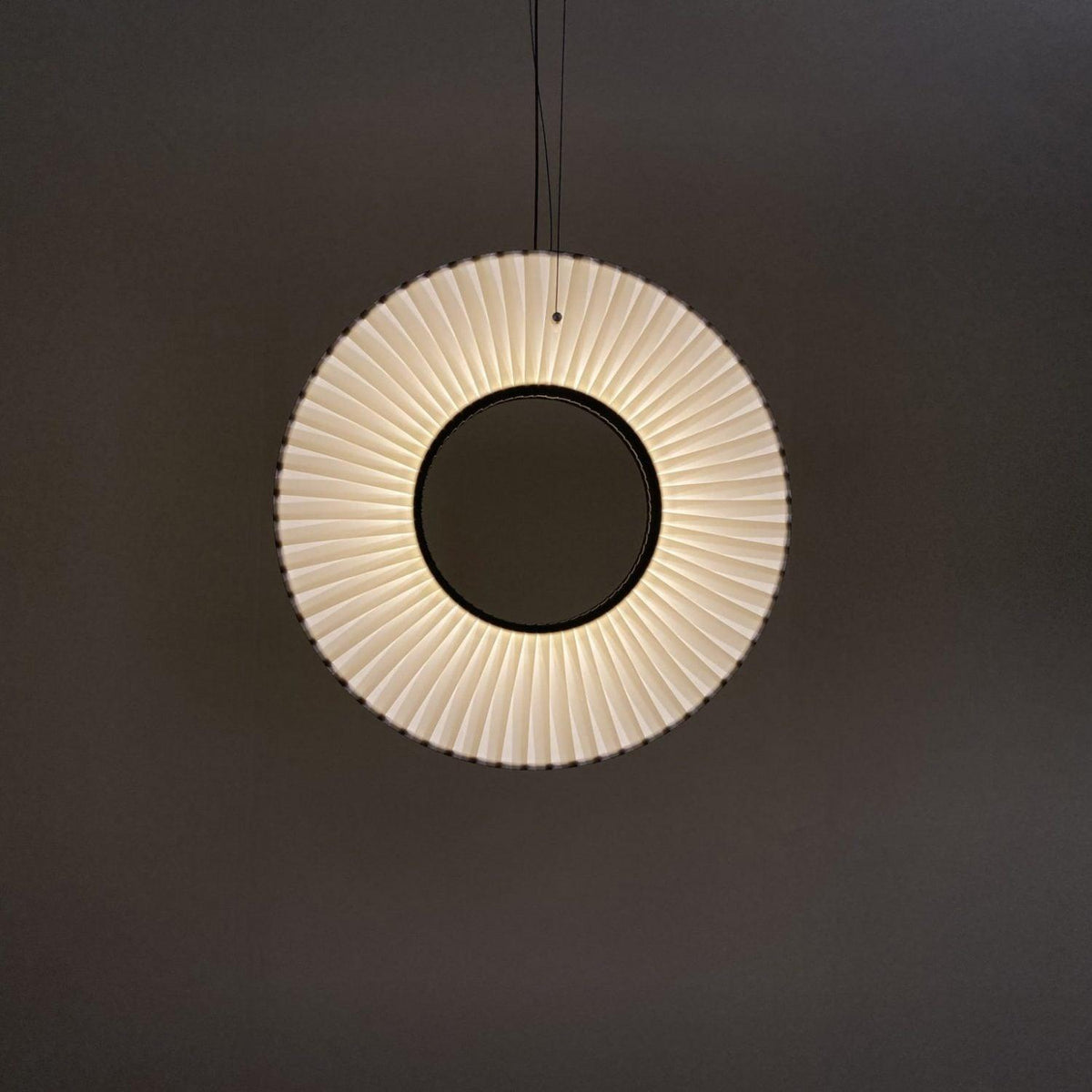 Lumira Pendant Lamp White Fabric Classic