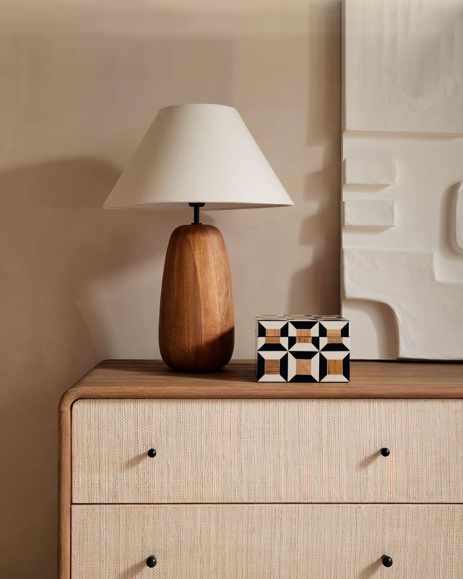 Syloraya Modern Wood Table Lamp