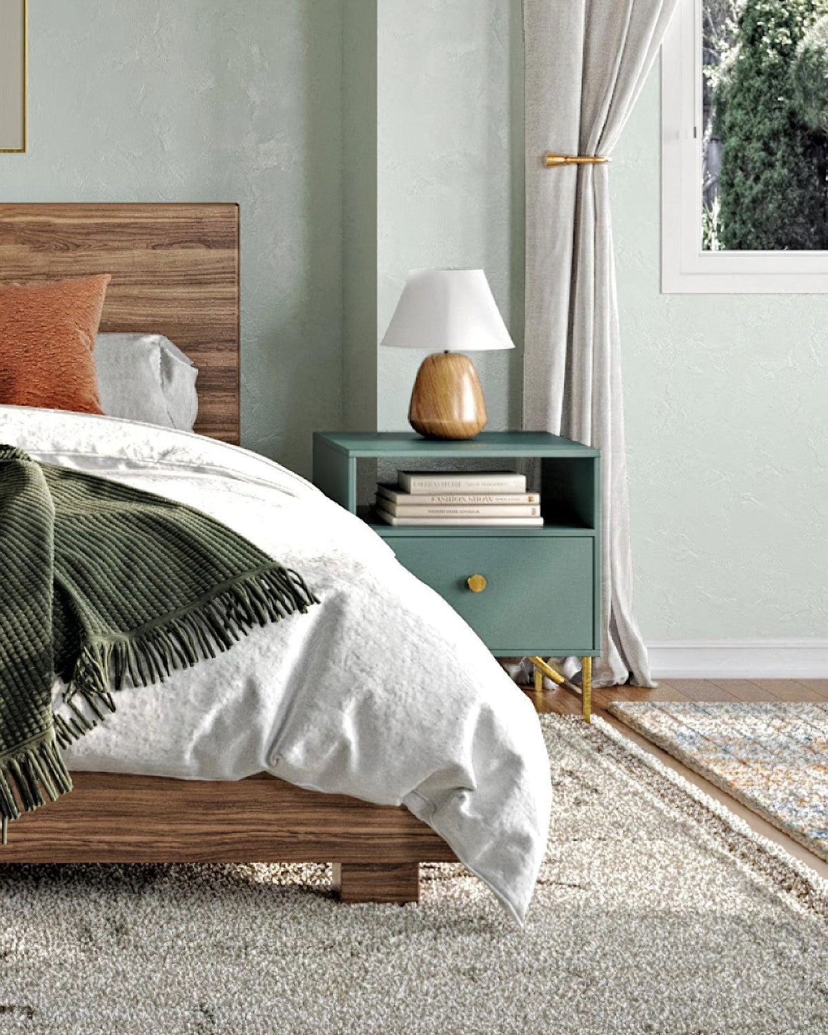 Syloraya Modern Wood Table Lamp