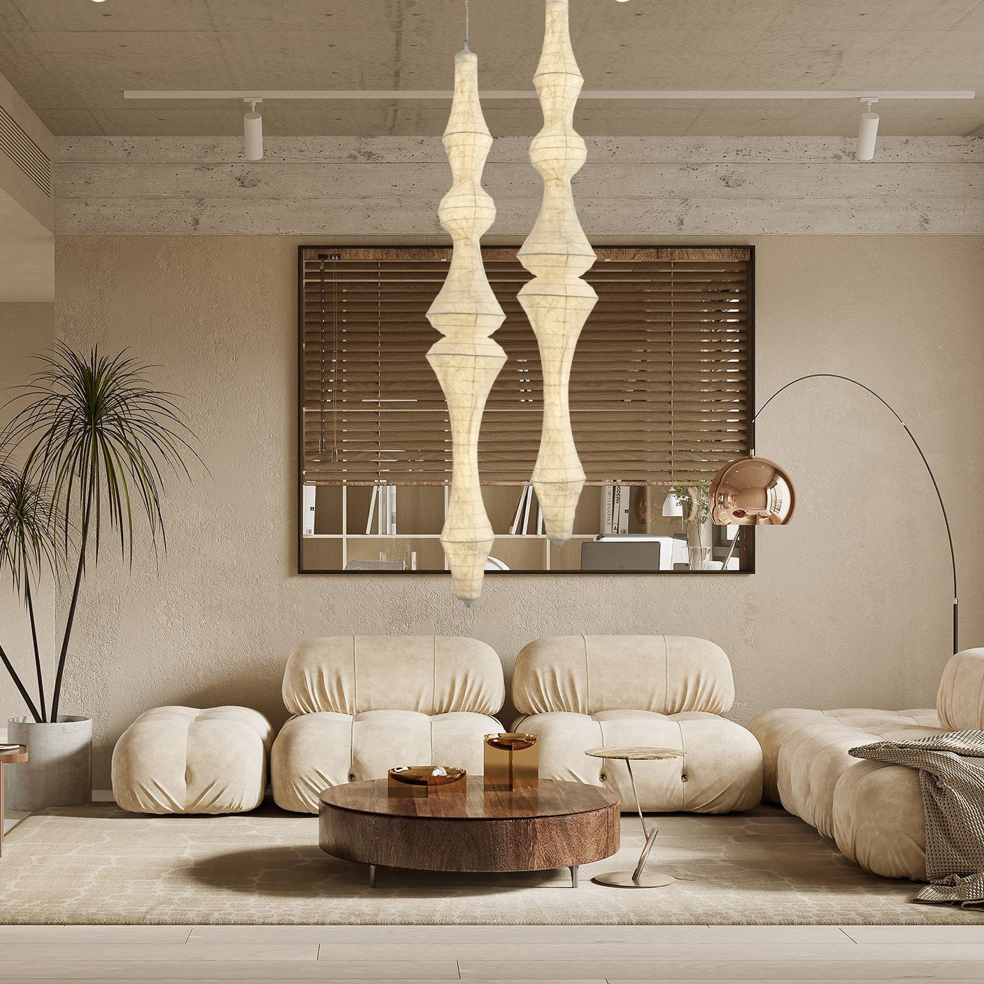 Zonoria Artisanal Silk Pendant Light