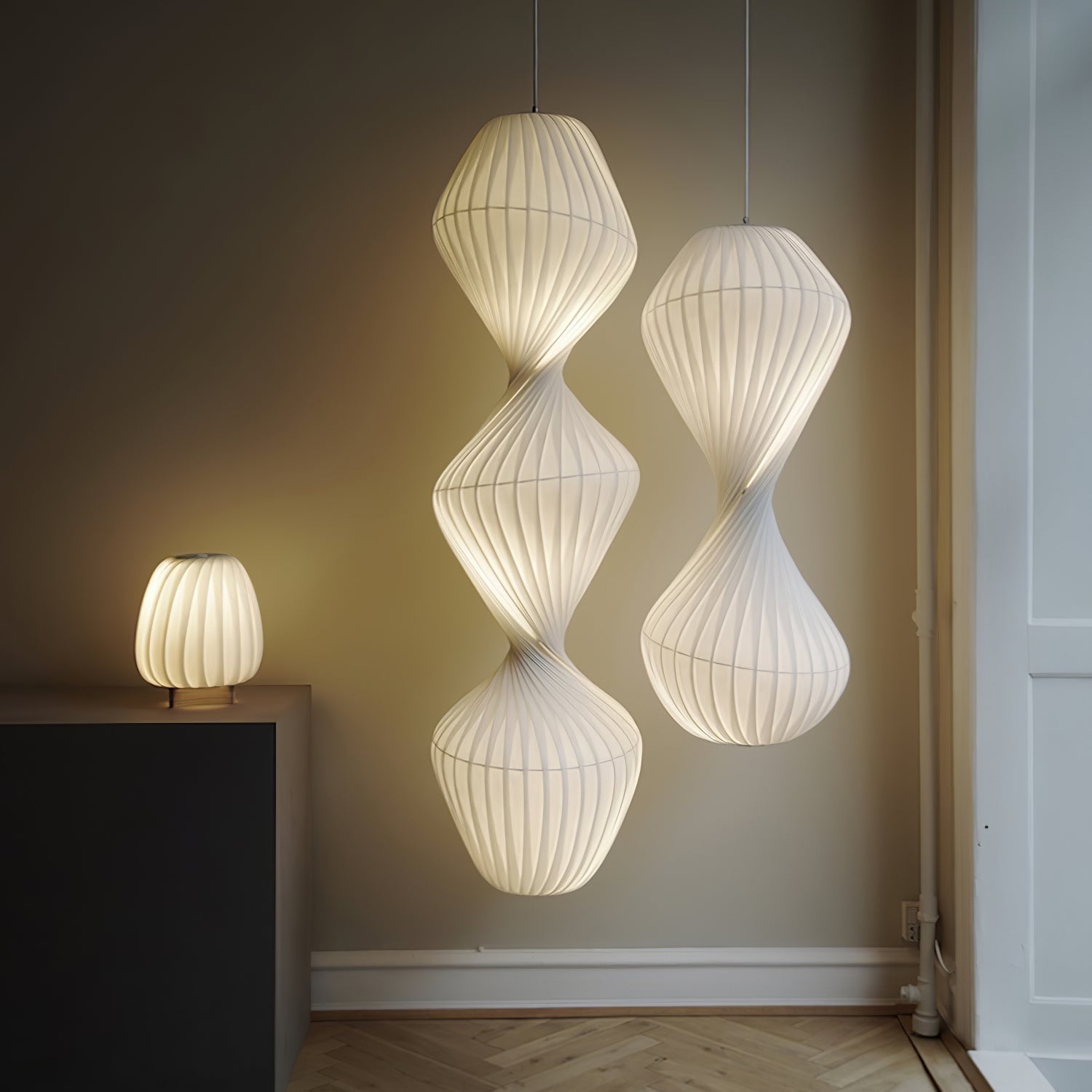 Alcareth Premium Nordic Art Plastic Pendant Lamp