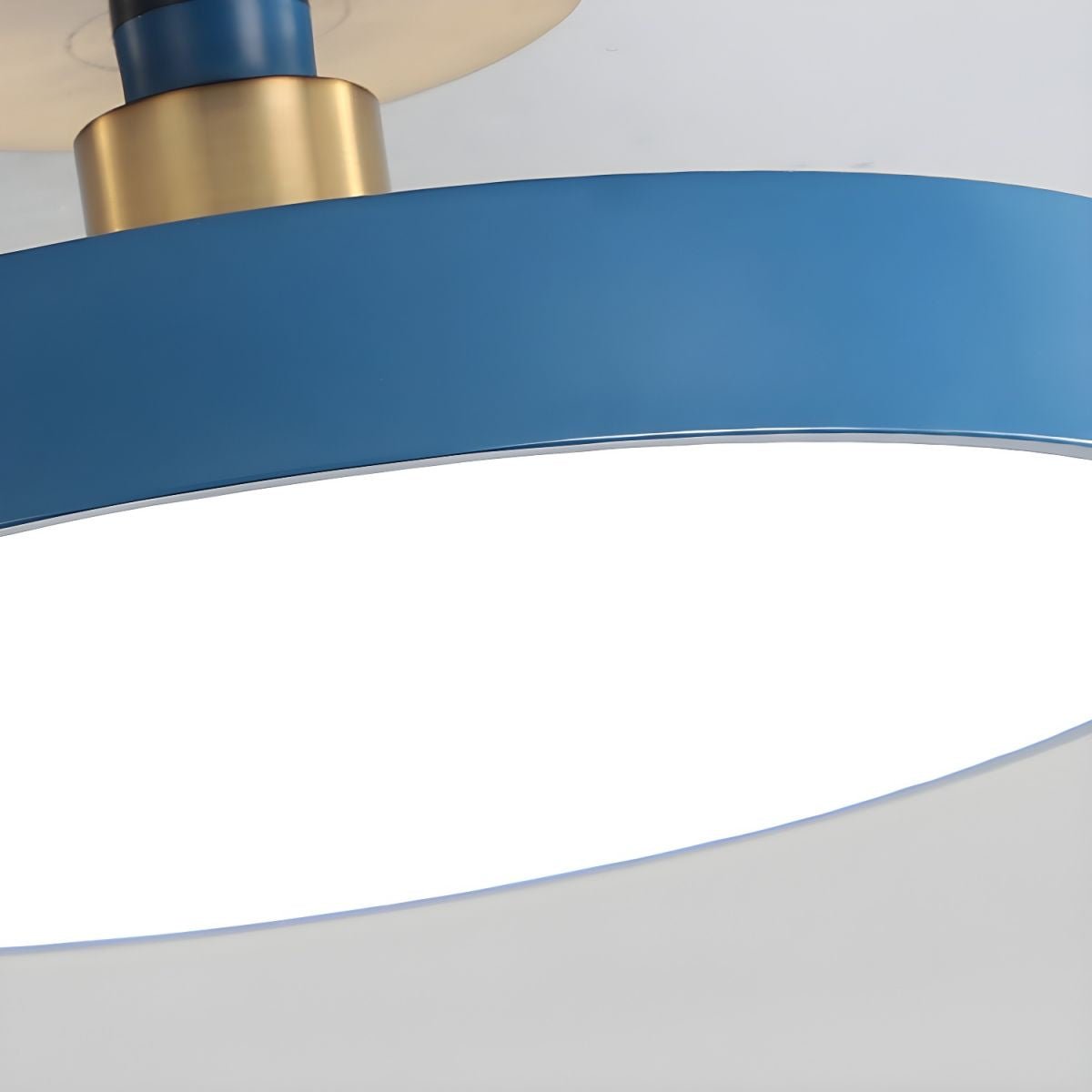Nalia Ceiling Lamp Flush Mount Black and Gold Modern