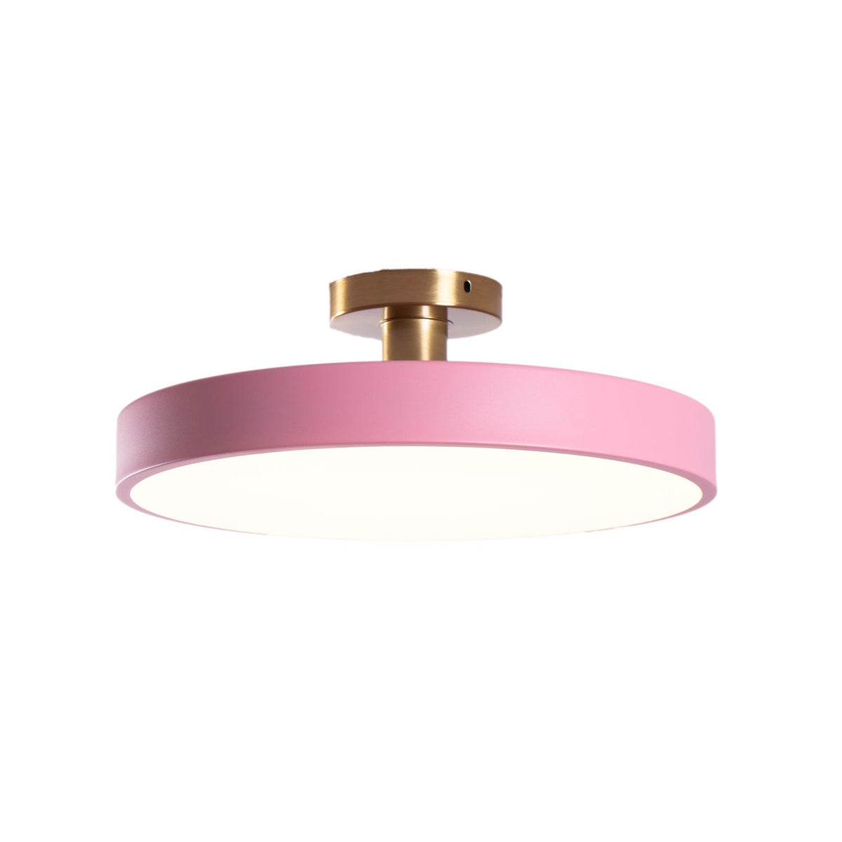 Nalia Ceiling Lamp Flush Mount Black and Gold Modern