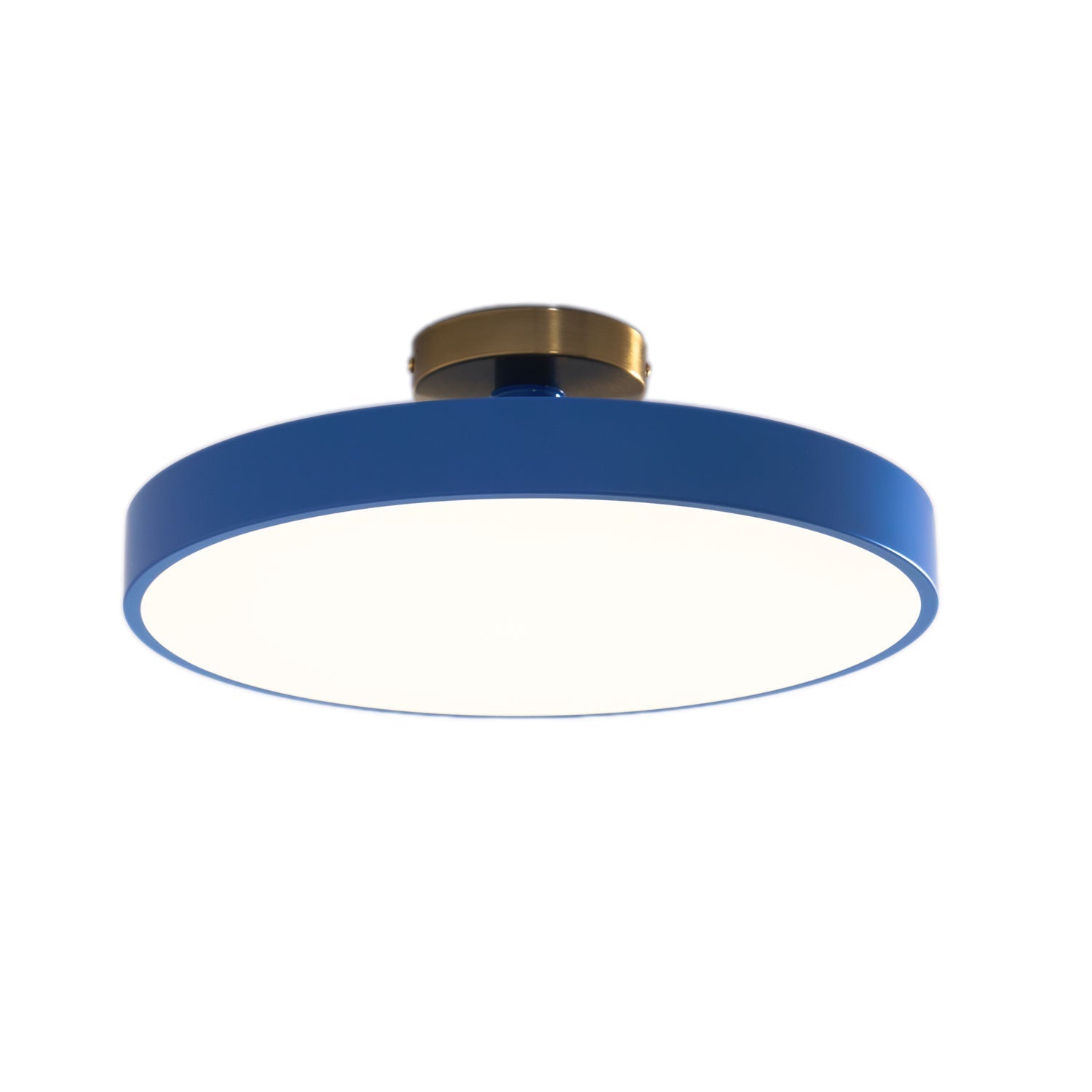Nalia Ceiling Lamp Flush Mount Black and Gold Modern
